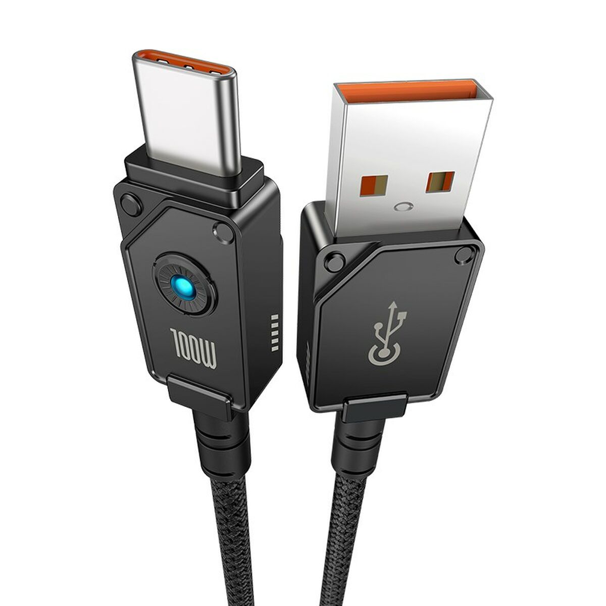 USB A to USB-C Cable Baseus P10355801111-00 Black 1 m