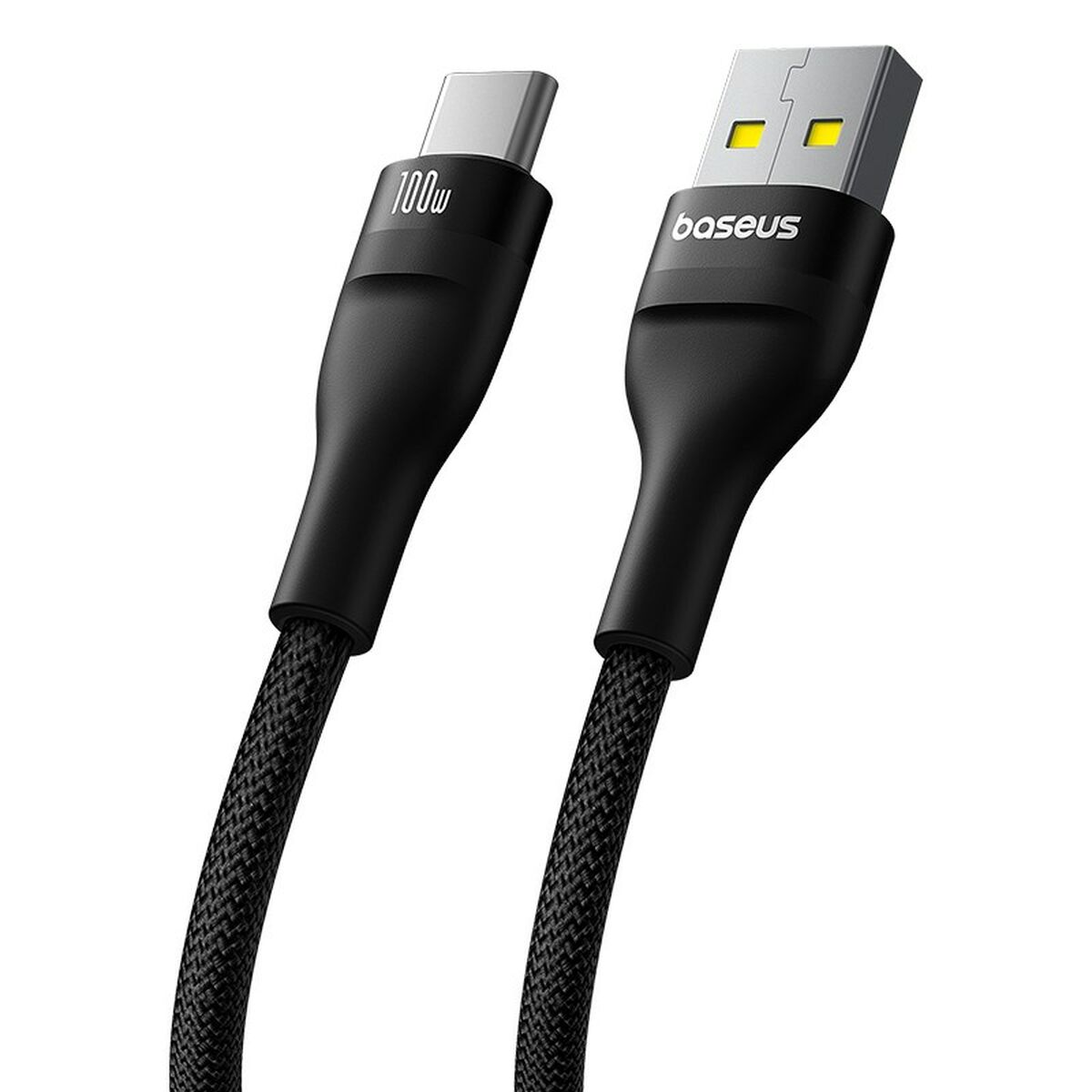 USB A to USB-C Cable Baseus P10311804111-00 Black 1 m