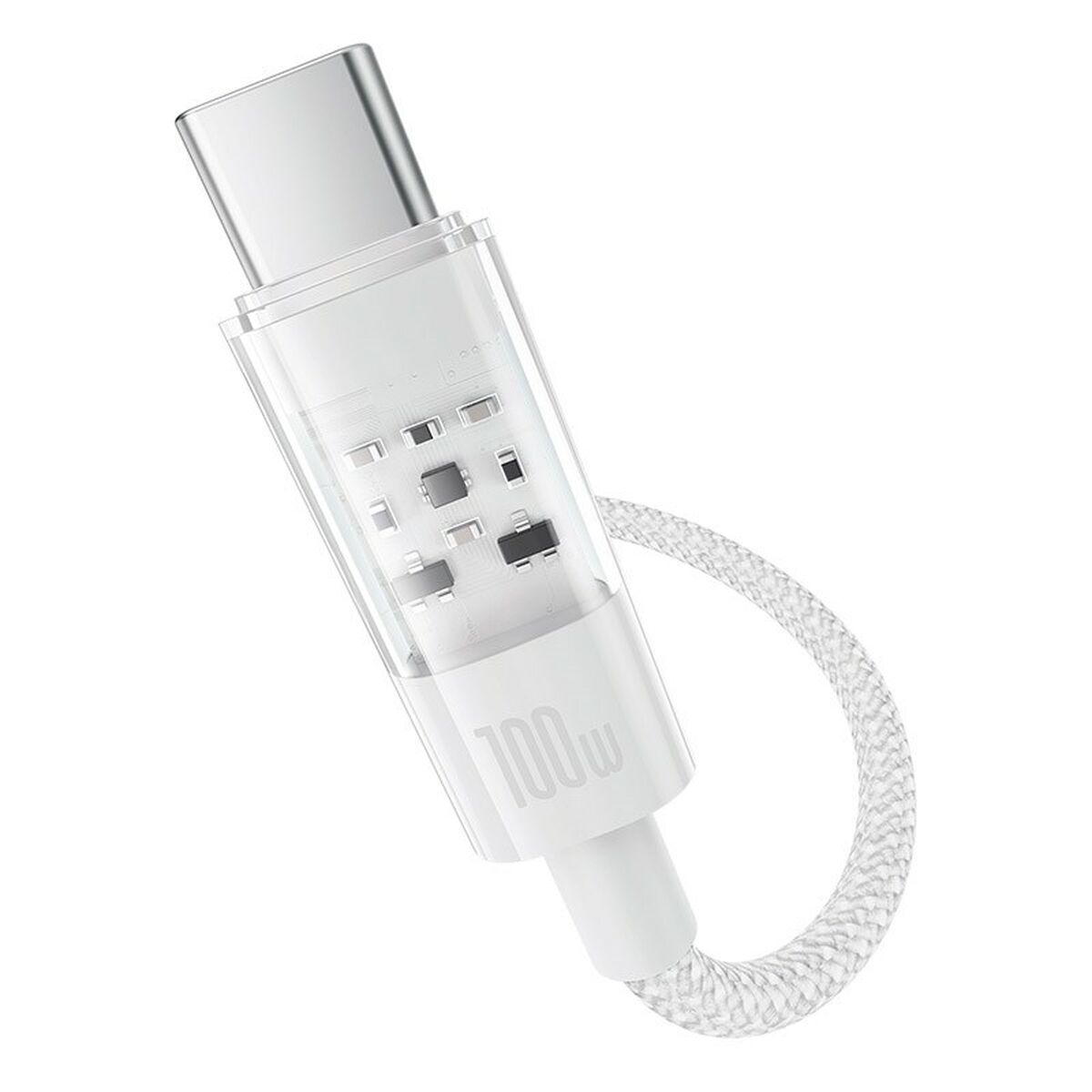 USB A to USB-C Cable Baseus P10373002211-00 White 1 m
