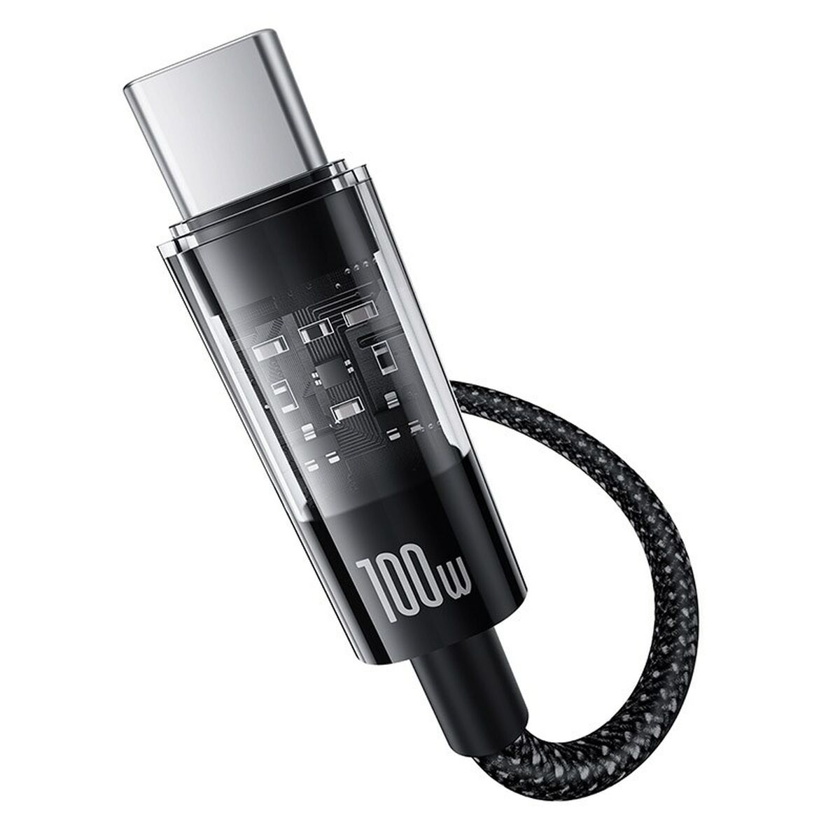 USB A to USB-C Cable Baseus P10373002111-00 Black 1 m