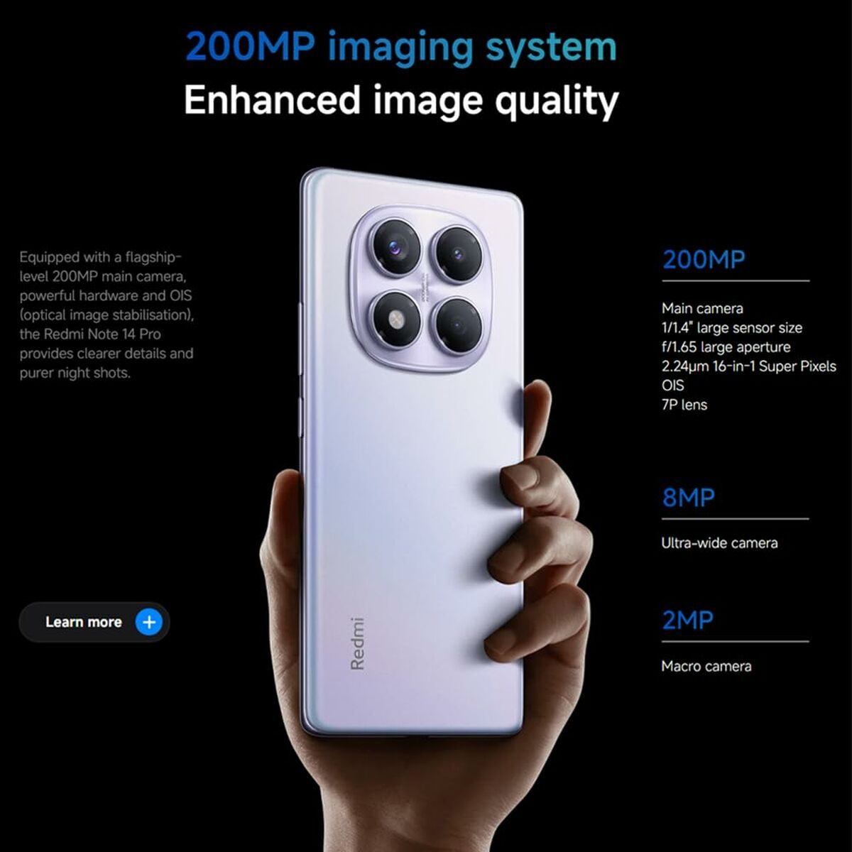 Smartphone Xiaomi NOTE14P 12-512 BK Octa Core 12 GB RAM 512 GB Black 6,67″