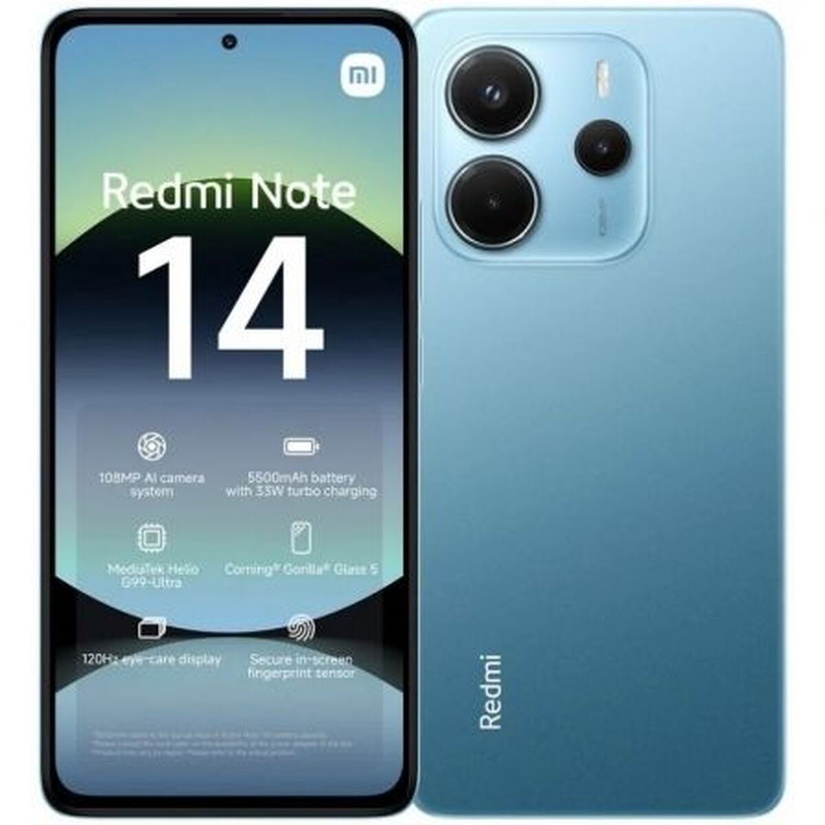 Smartphone Xiaomi MZB0J09EU Octa Core 6 GB RAM 128 GB Blue 6,67″