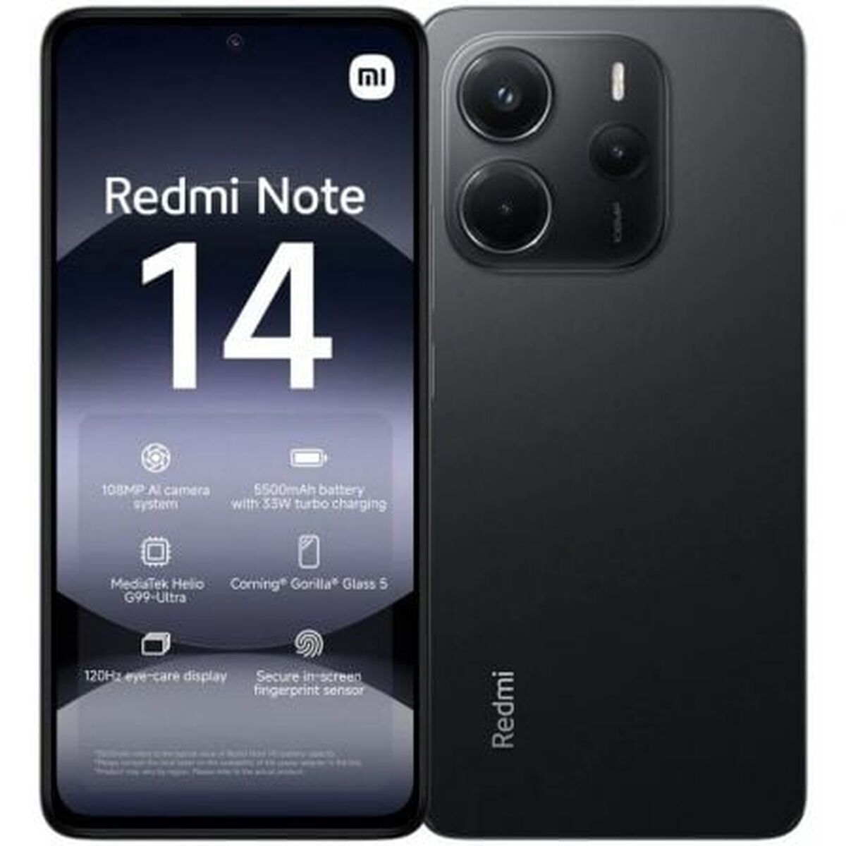 Smartphone Xiaomi Redmi Note 14 4G 6,67″ Octa Core 8 GB RAM 128 GB Black