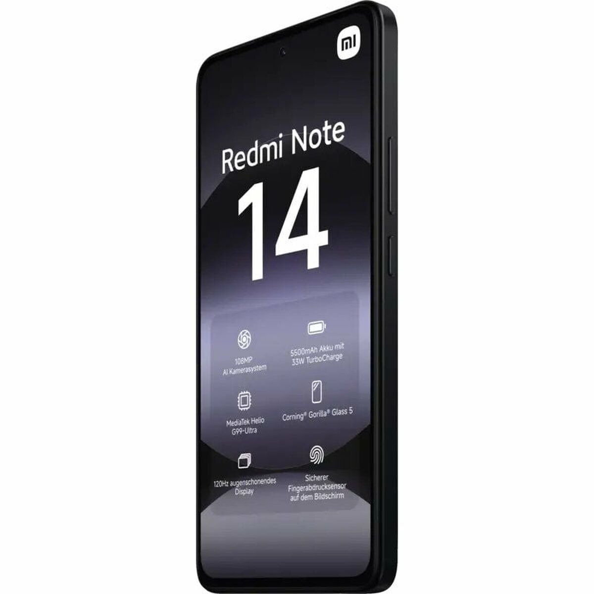 Smartphone Xiaomi Redmi Note 14 Octa Core 6 GB RAM 128 GB Black 6,67″