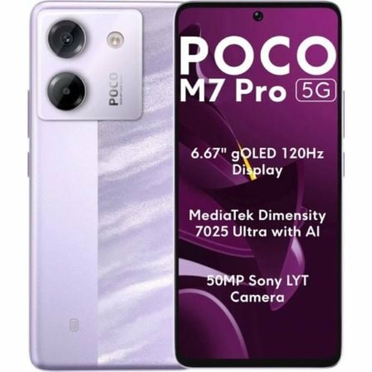 Smartphone Xiaomi M7P 5G 8-256 PUR Octa Core 12 GB RAM 256 GB Purple 6,67″
