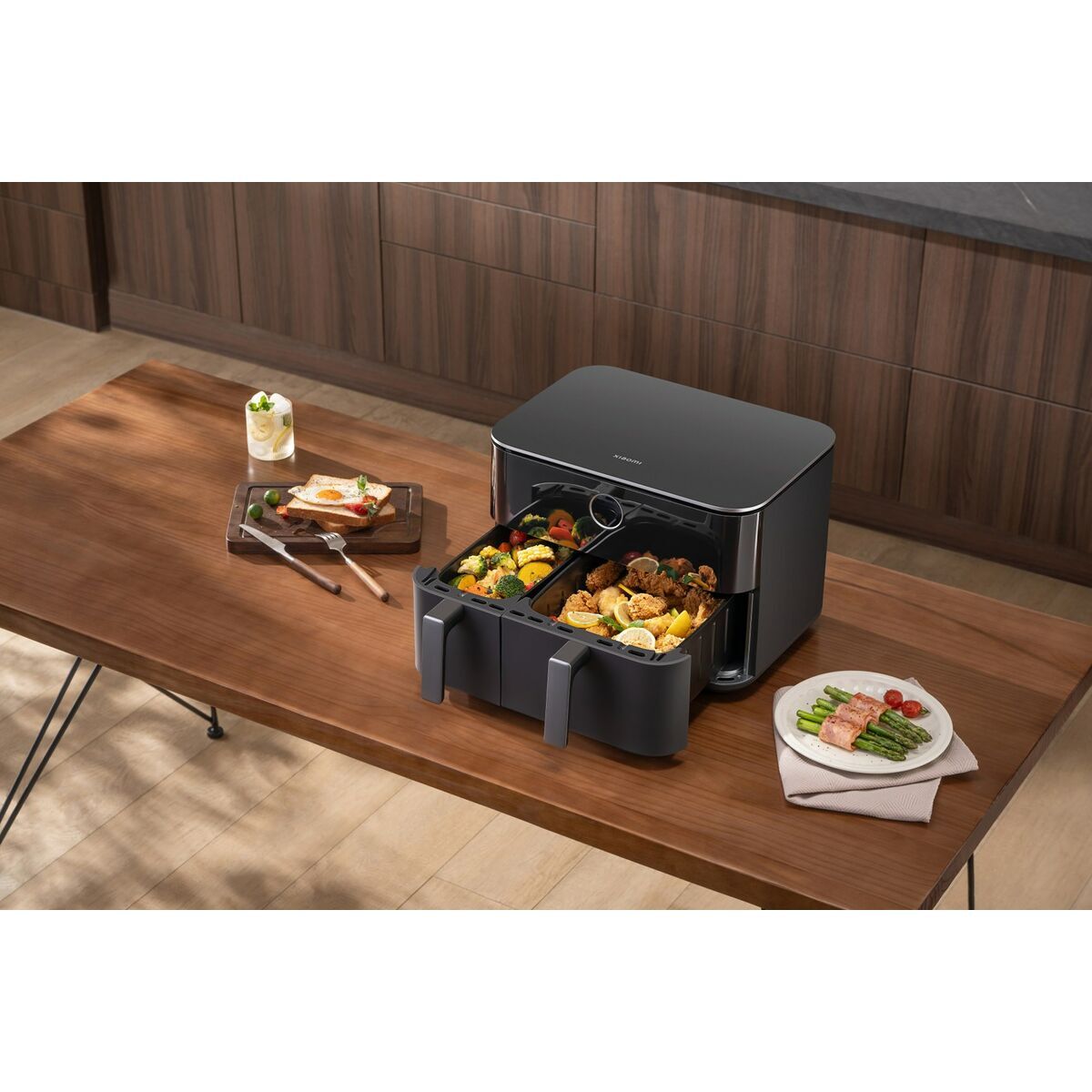 Air Fryer Xiaomi DUAL ZONE AF 10L Black 2700 W 10 L