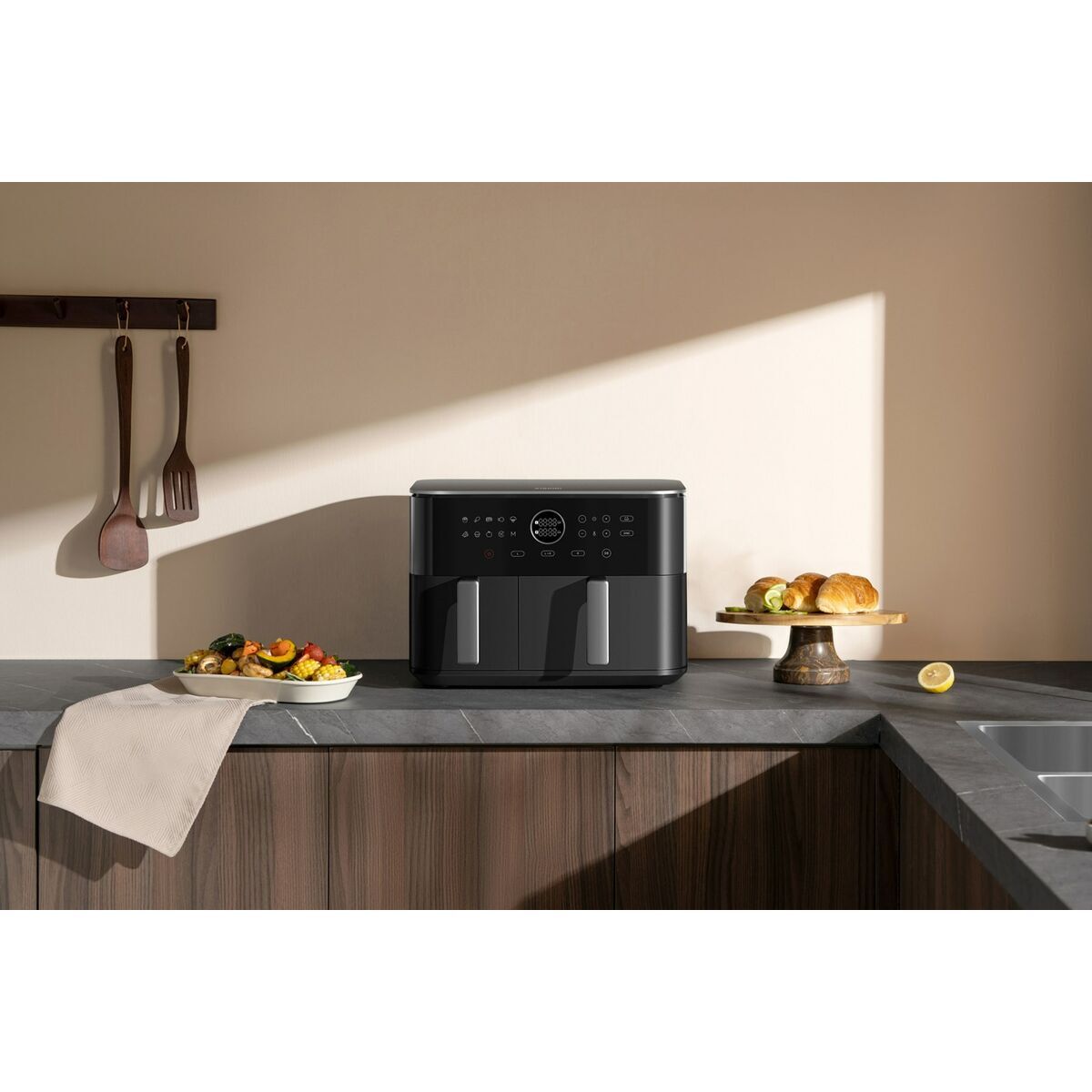 Air Fryer Xiaomi DUAL ZONE AF 10L Black 2700 W 10 L