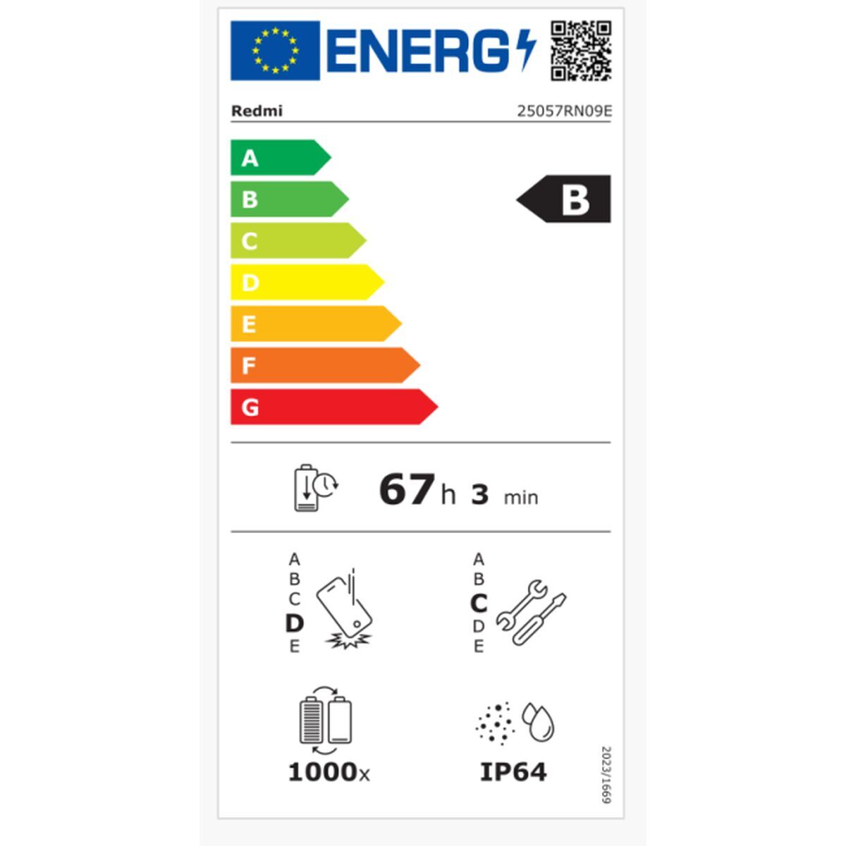 Smartphone Xiaomi REDMI 15 5G 8-256 GY 8 GB RAM 256 GB 6,9″ Grey