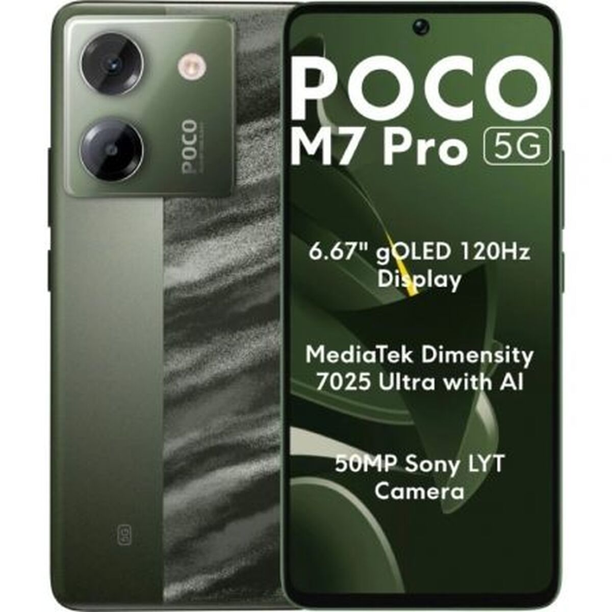 Smartphone Xiaomi POCO M7P 5G 12-512 GR 6,67″ Octa Core 12 GB RAM 256 GB Green Smartphone Xiaomi POCO M7P 5G 12-512 GR 6,67″ Octa Core 12 GB RAM 256 GB Green