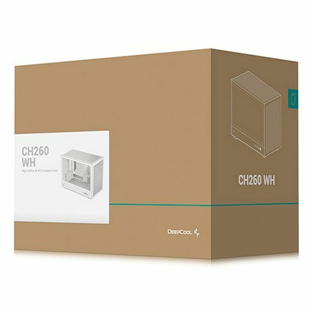 ATX Semi-tower Box DEEPCOOL R-CH260-WHNGM0-G-1 White