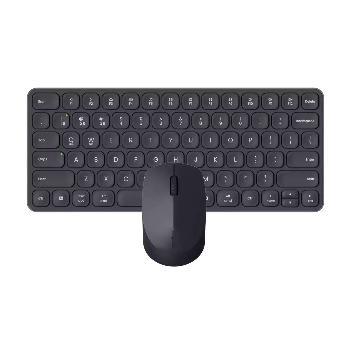 Keyboard and Mouse Rapoo 9010M Grey Spanish