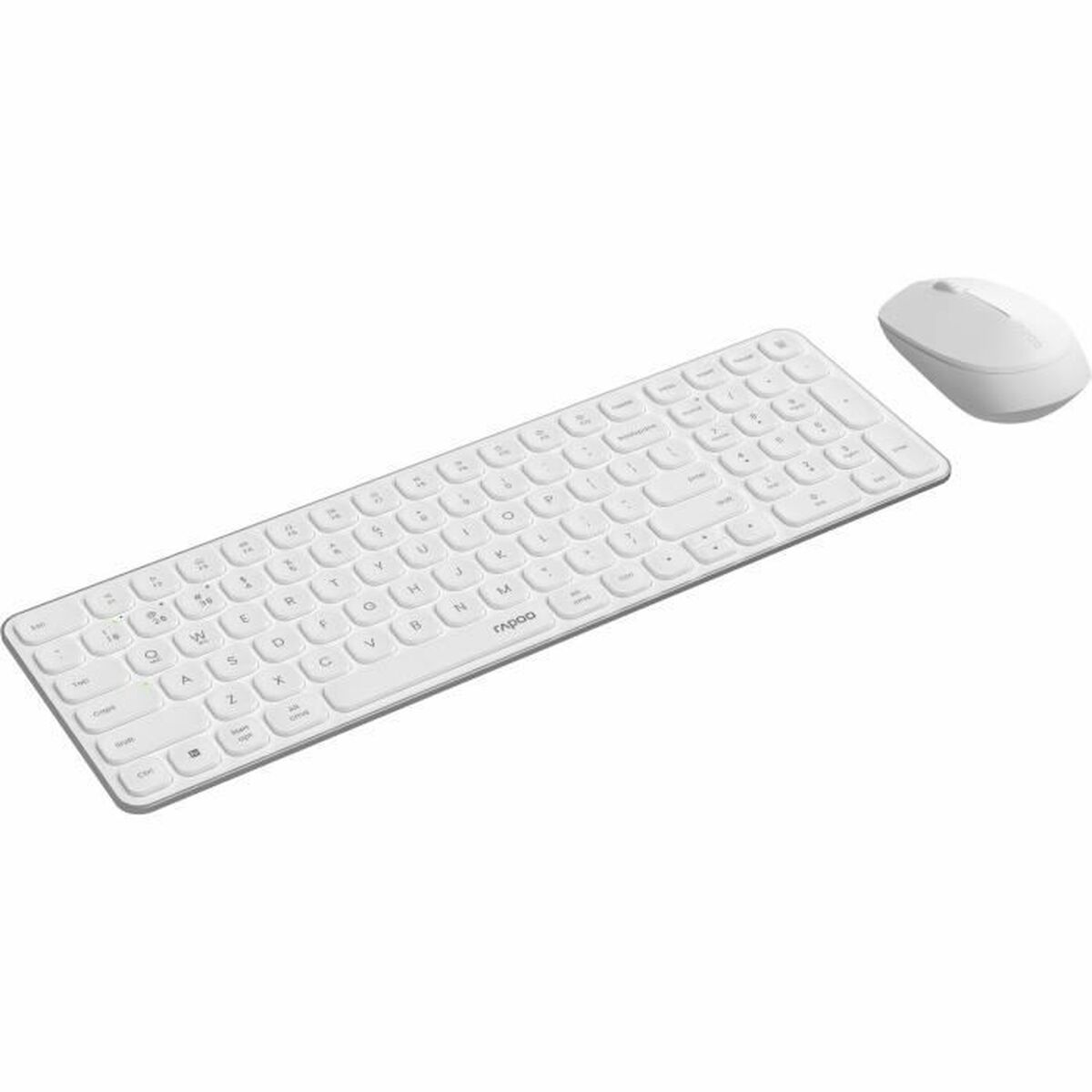 Keyboard and Mouse Rapoo 9310M White AZERTY