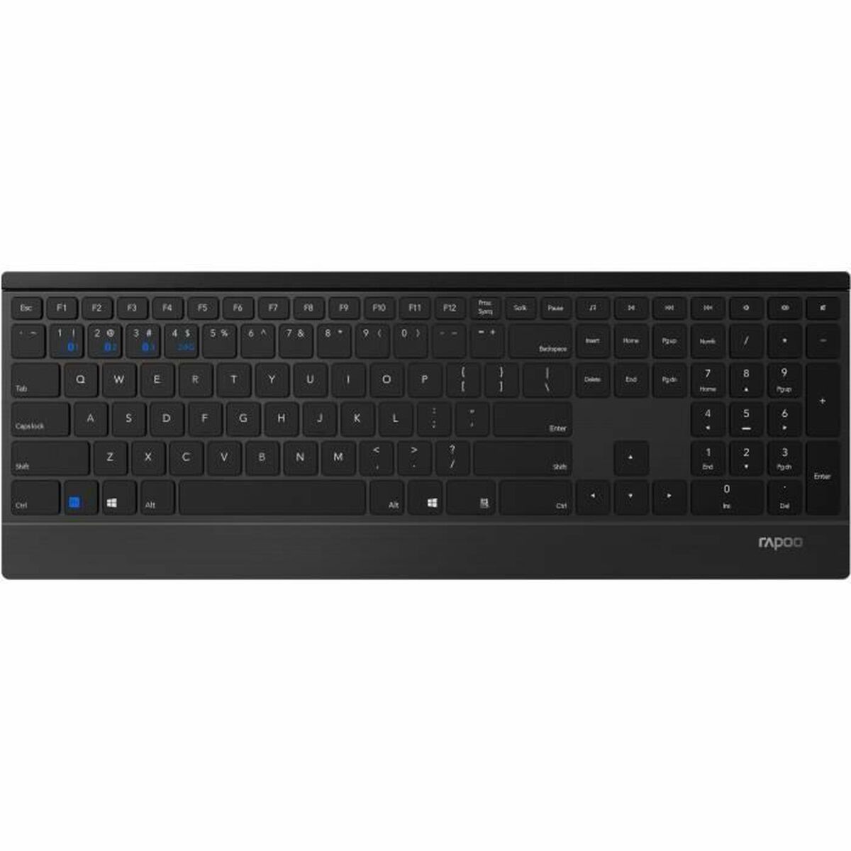 Keyboard Rapoo E9500M Black AZERTY Keyboard Rapoo E9500M Black AZERTY