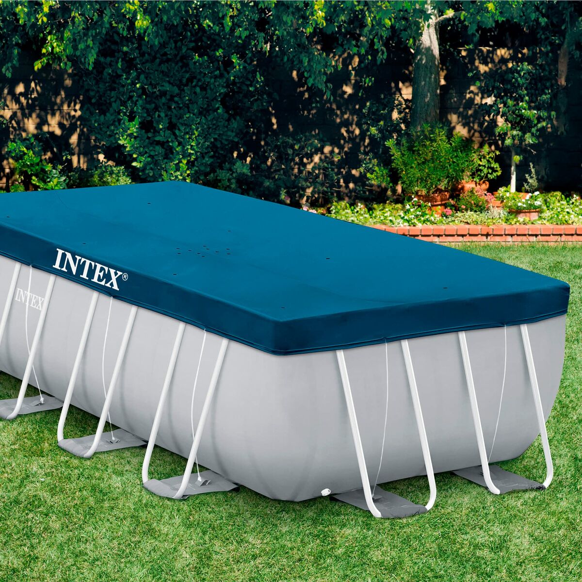 Swimming Pool Cover Intex 28037 4 x 2 m Blue Navy Blue