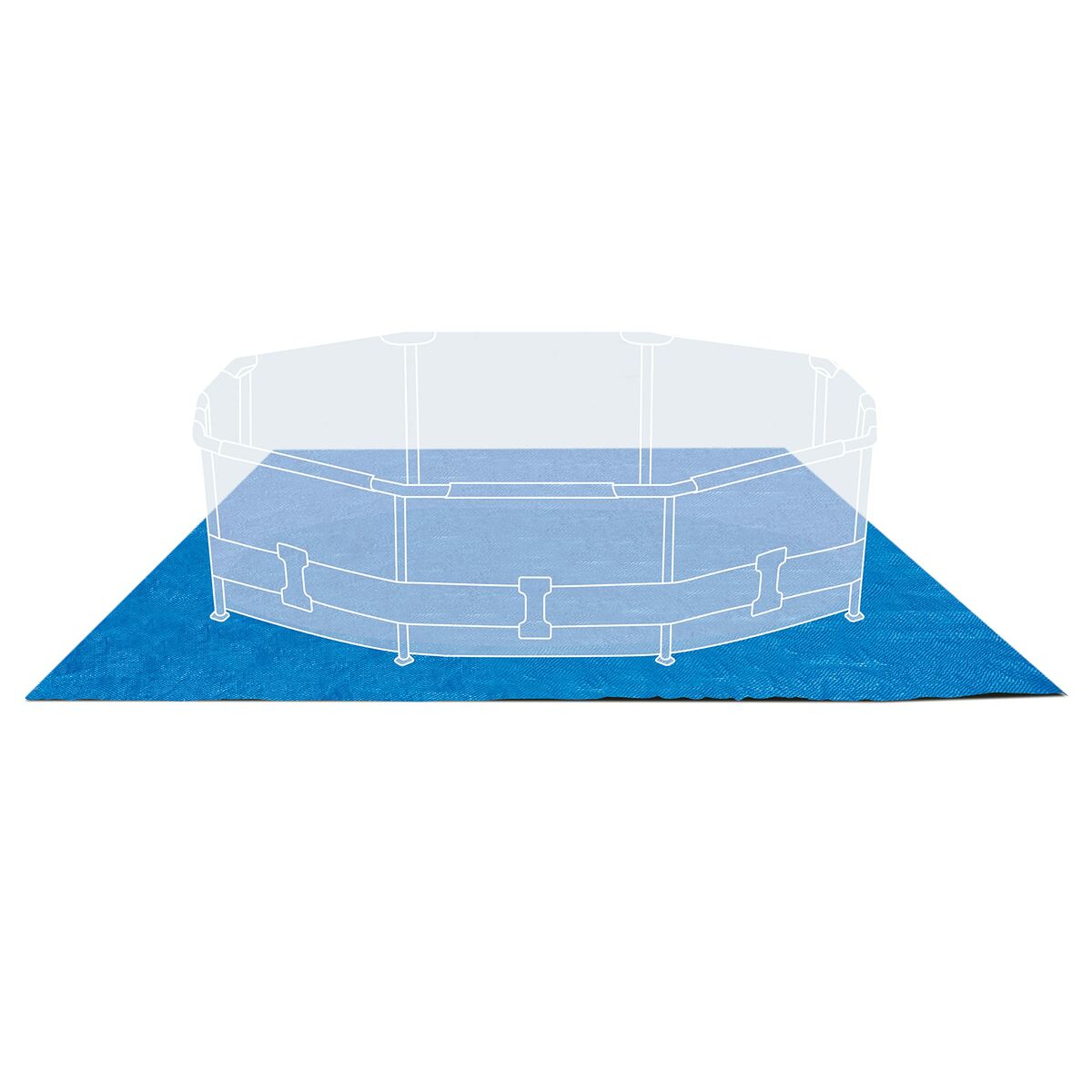 Protective Tarpaulin Intex 28048E Blue Protective Tarpaulin Intex 28048E Blue