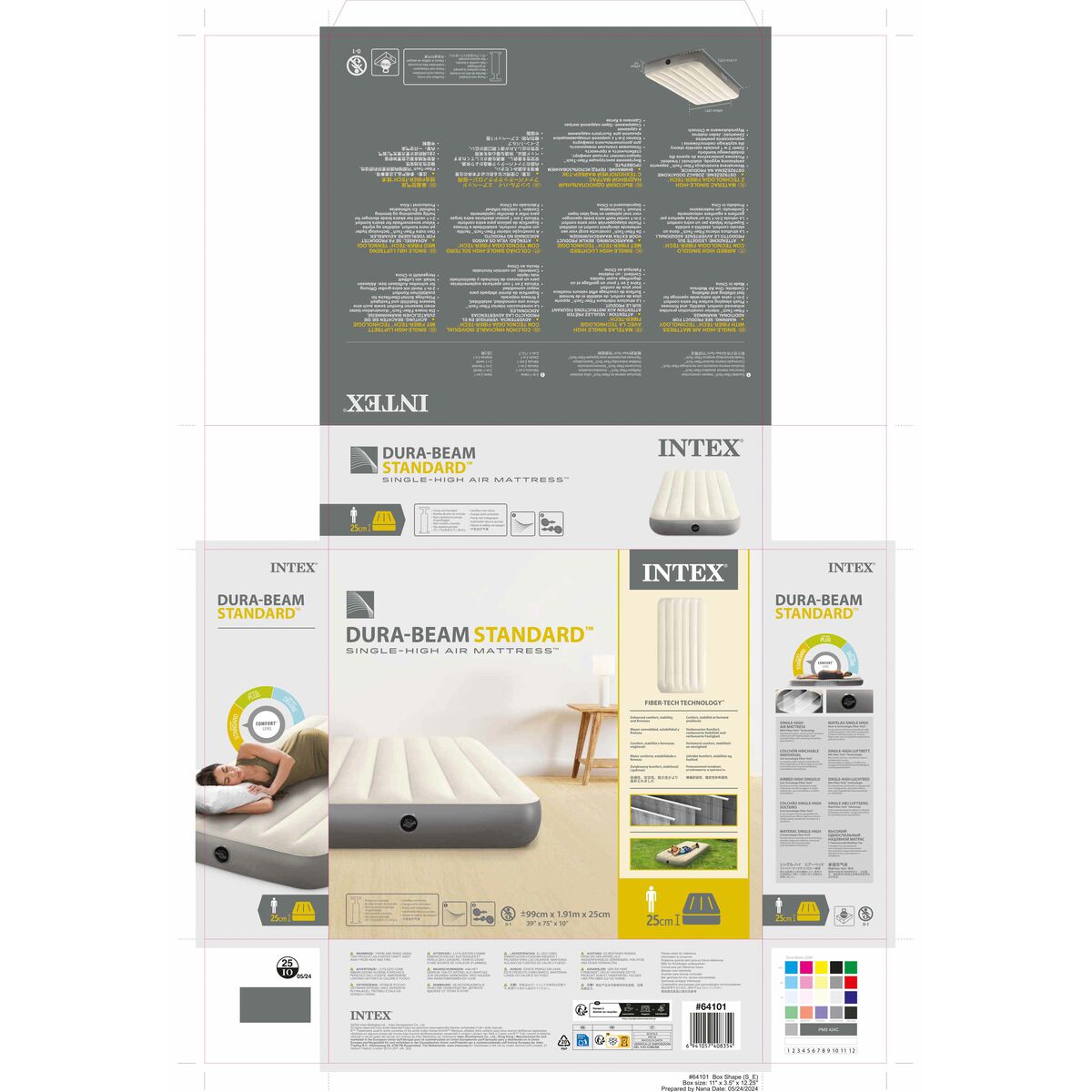 Air Bed Intex Dura-Beam Standard 99 x 25 x 191 cm