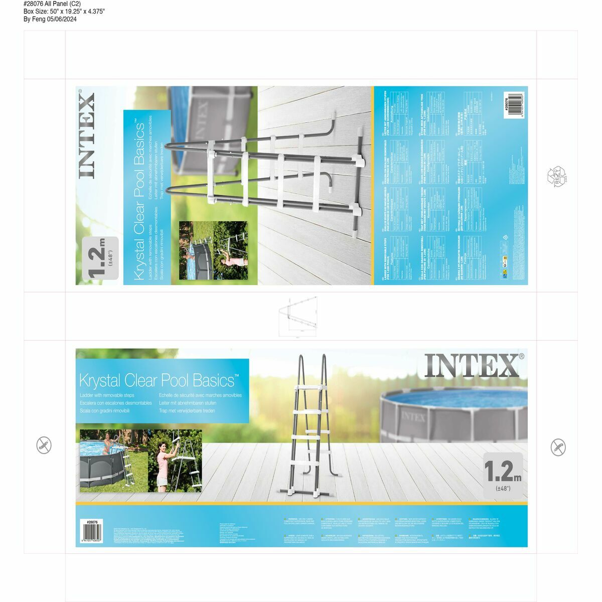 Swimming Pool Staircase Intex (Refurbished D)