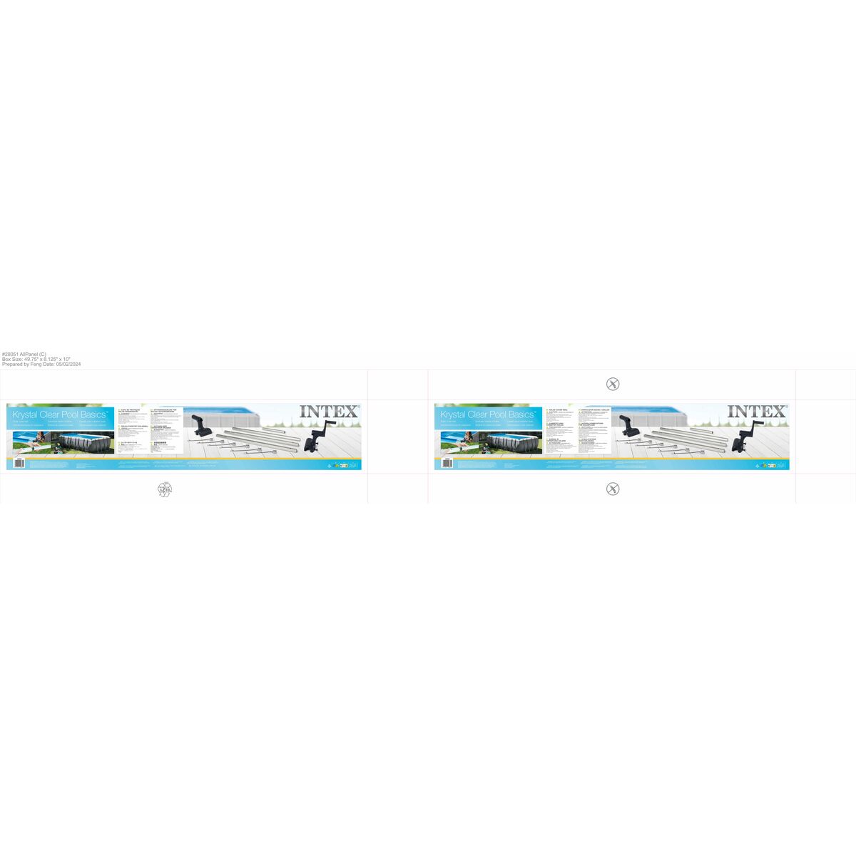 Pool roller Intex 28051 20 x 24,2 x 516 cm