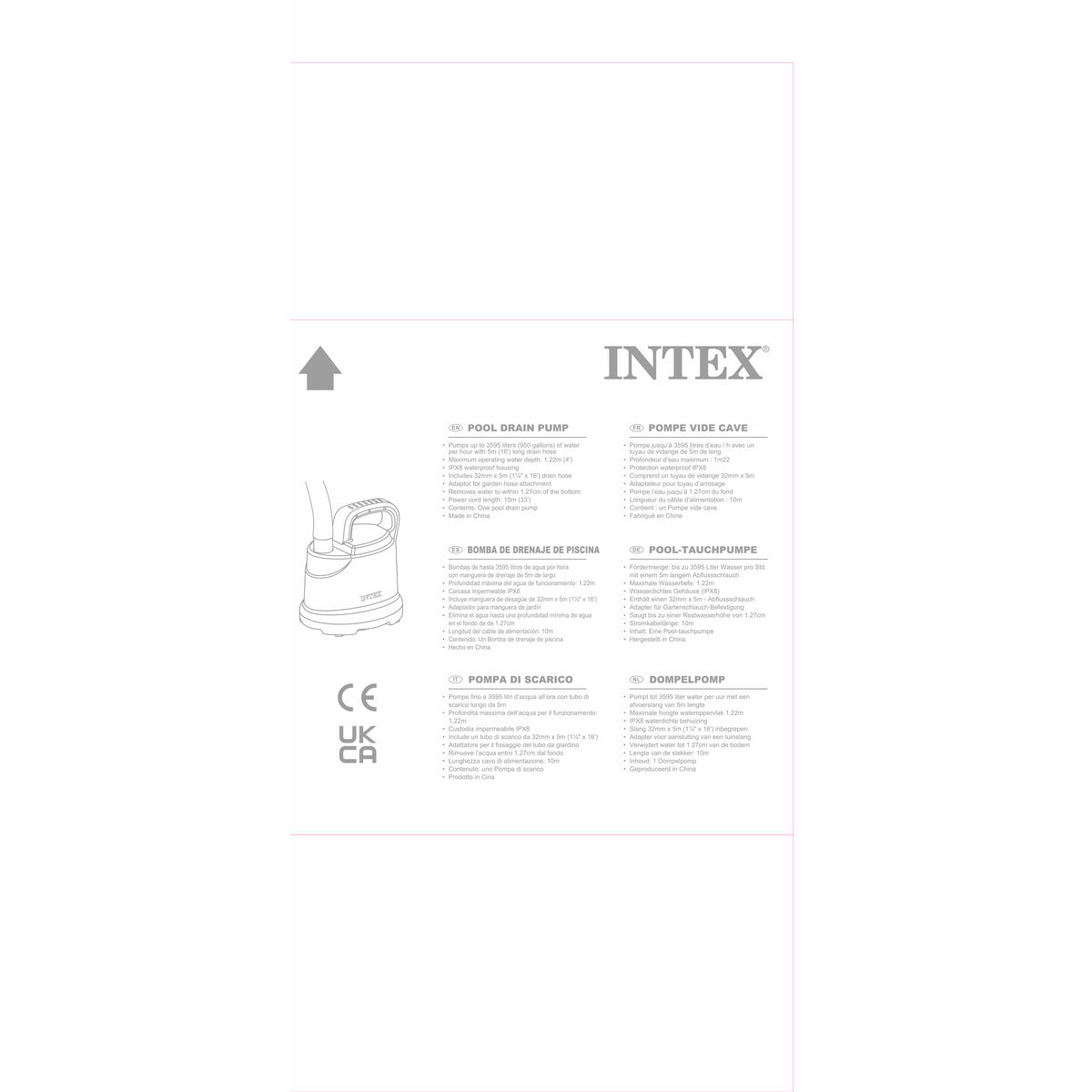 Bomb Intex 28606 220-240 V