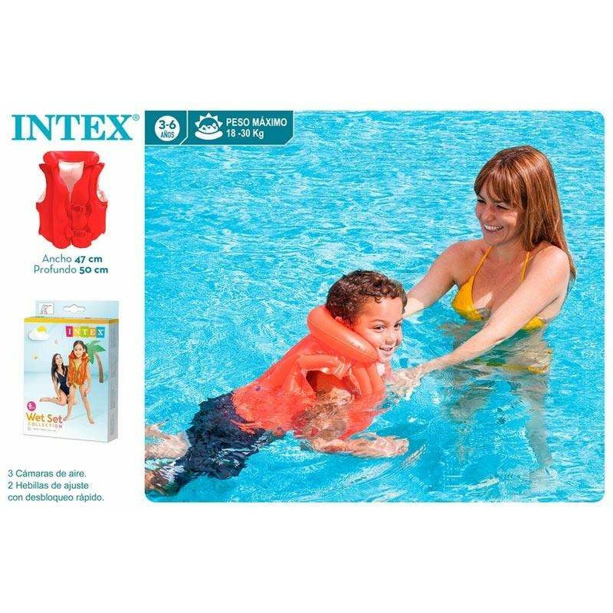 Inflatable Swim Vest Intex 50 x 47 cm