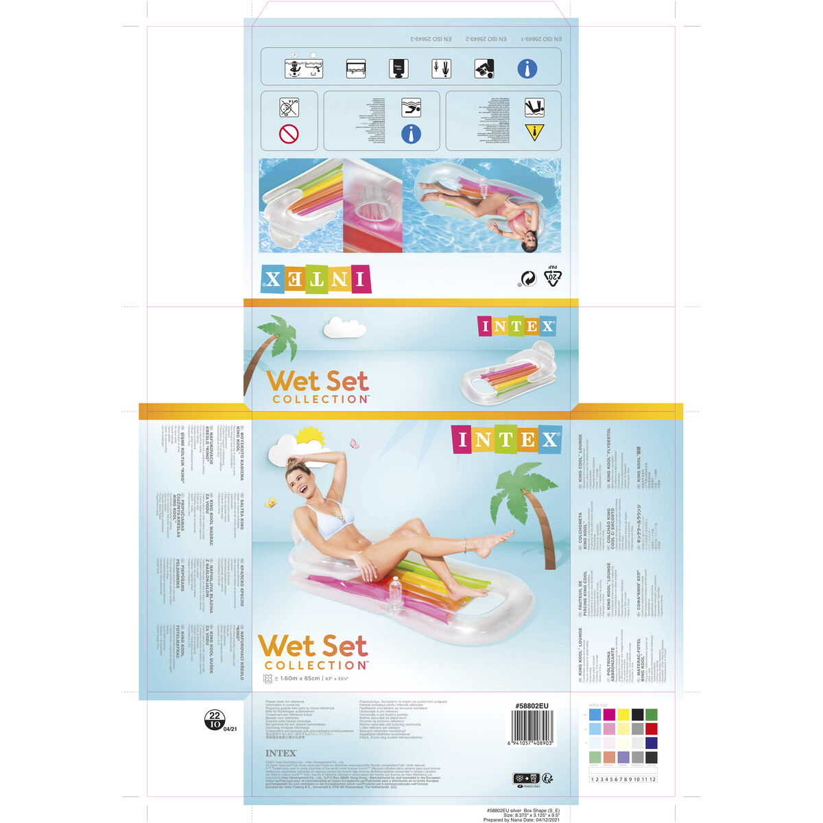 Air mattress Intex 58802 (160 x 85)