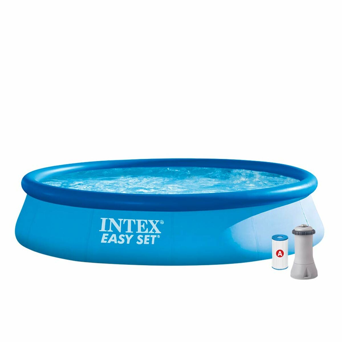 Inflatable pool Intex 28142SZ 396 x 84 x 396 cm 7290 l Inflatable pool Intex 28142SZ 396 x 84 x 396 cm 7290 l