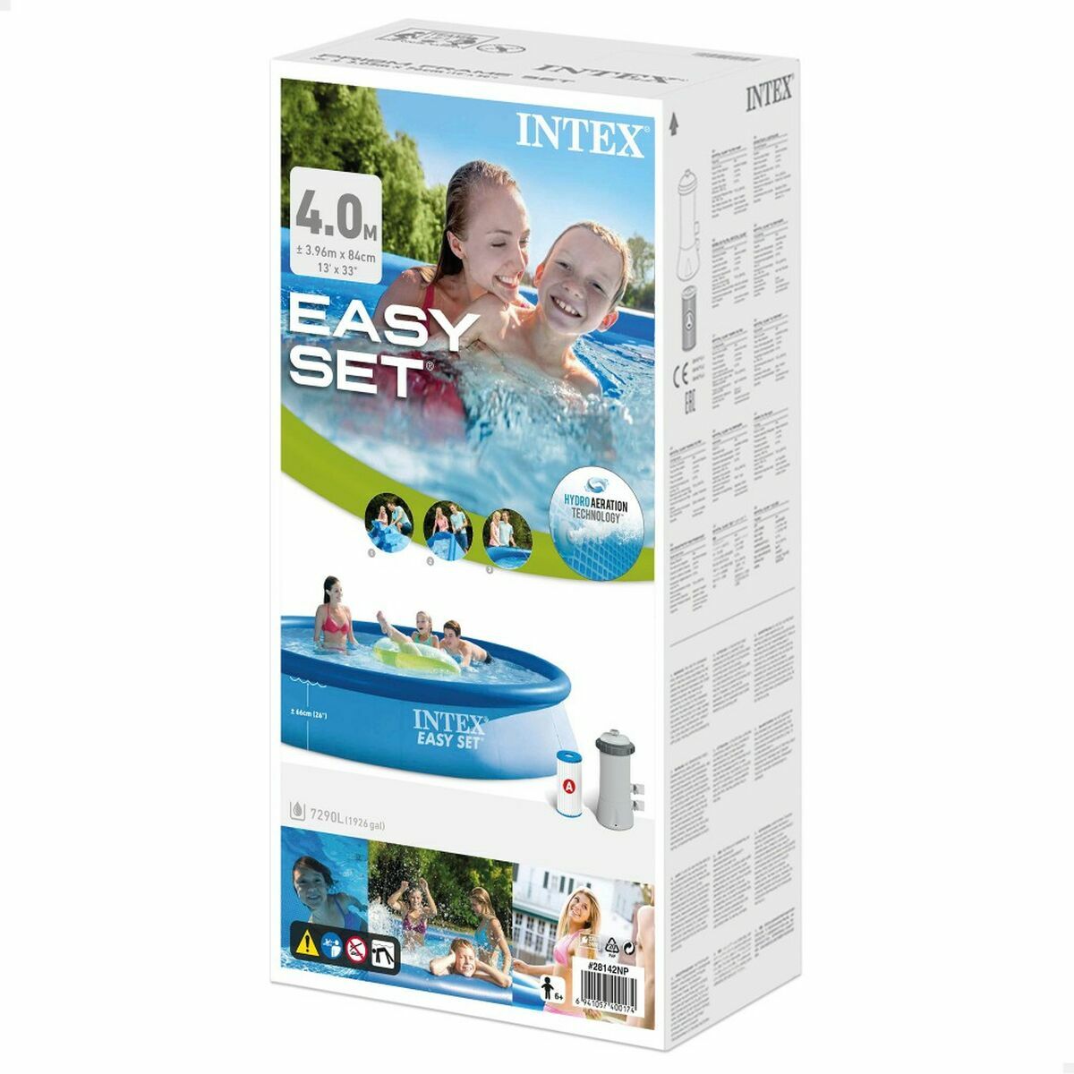 Inflatable pool Intex Easy Set 7290 l Circular 396 x 84 cm