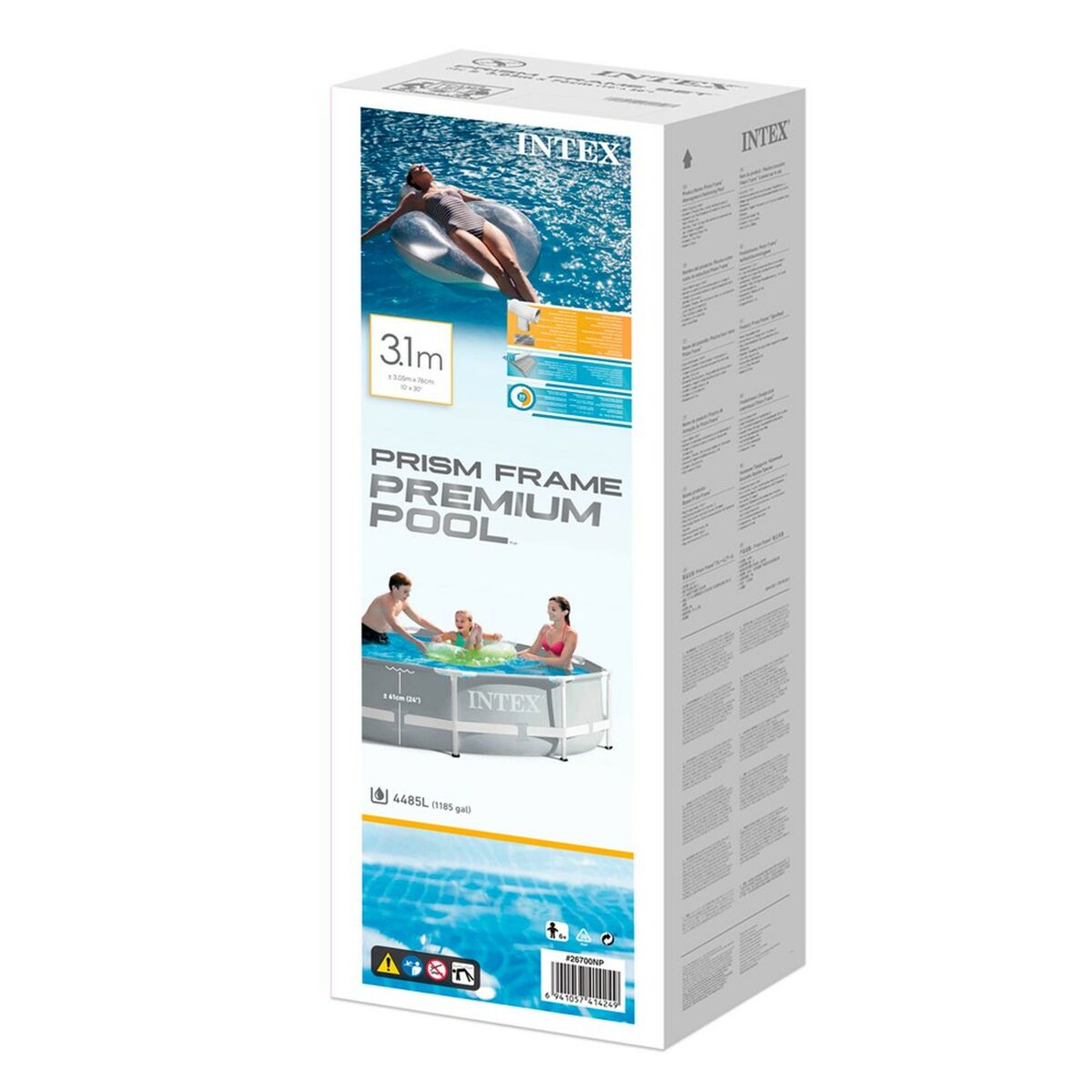 Removable pool Intex 26700NP 305 x 76 x 305 cm 4485 L