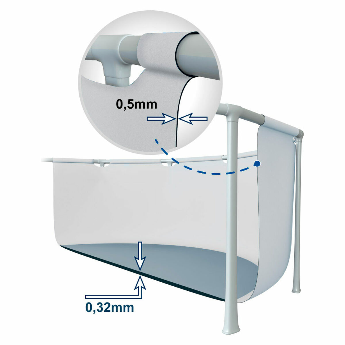 Removable pool Intex 26710NP 366 x 76 x 366 cm 6503 L
