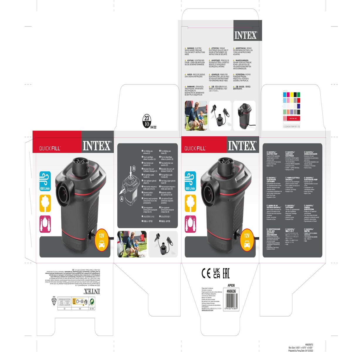 Air Pump Intex 12V Electric