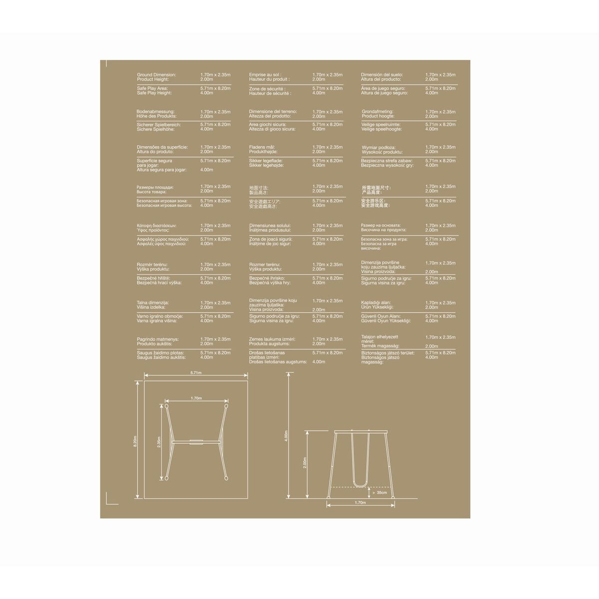 Swing Intex 170 x 200 x 235 cm
