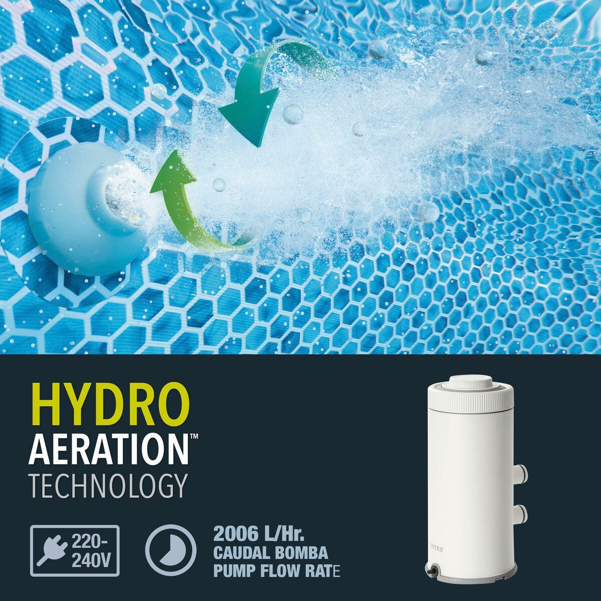 Treatment plant for swimming pool Intex