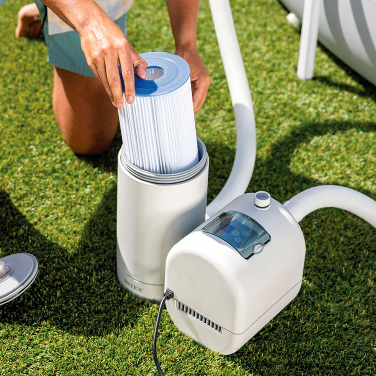 Treatment plant for swimming pool Intex