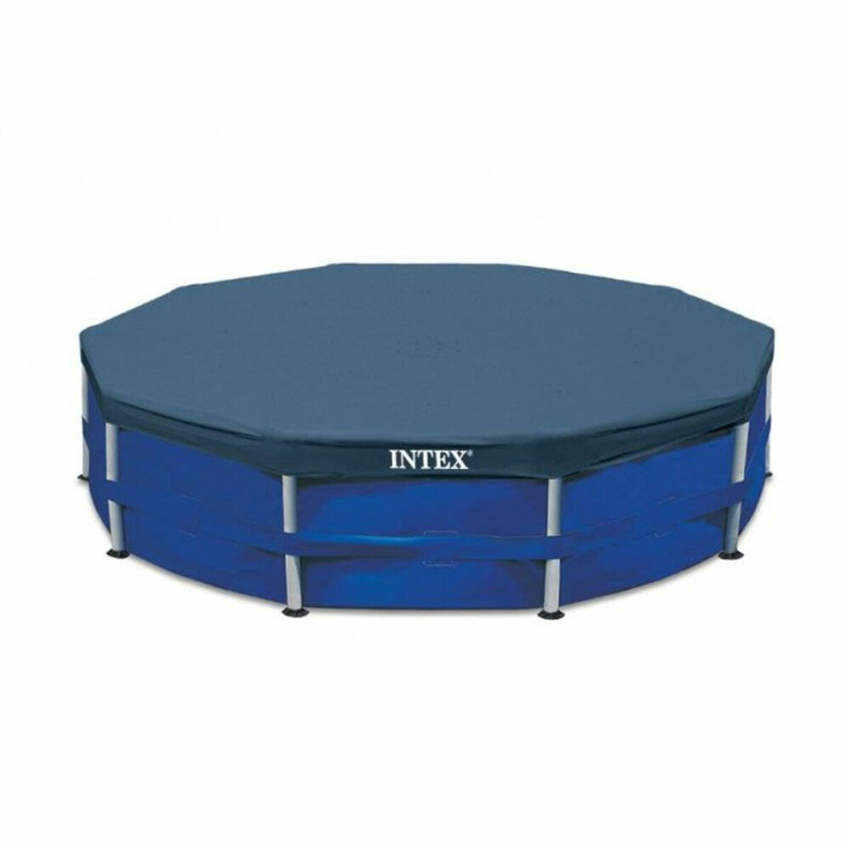 Swimming Pool Cover Intex 28031 Blue Green Navy Blue Swimming Pool Cover Intex 28031 Blue Green Navy Blue