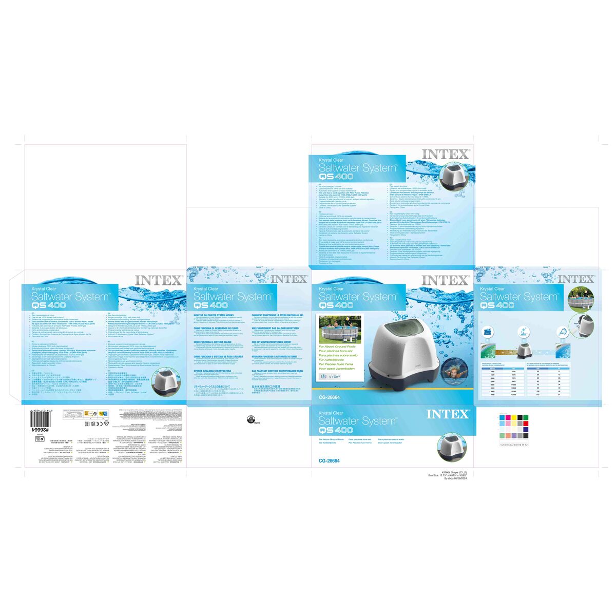 Salt Chlorination System Intex Krystal Clear