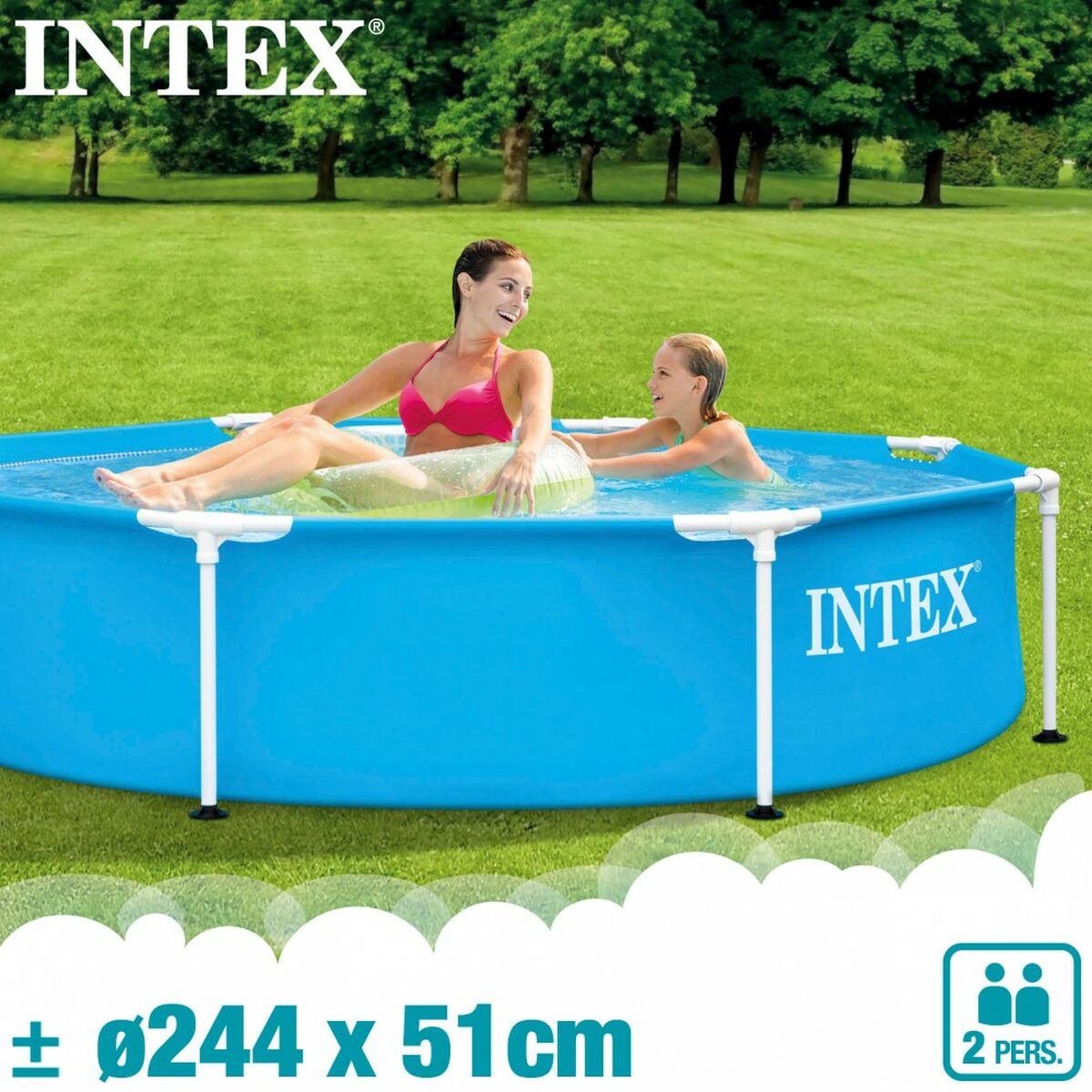 Removable pool Intex 28205NP 244 x 51 x 244 cm 1828 L