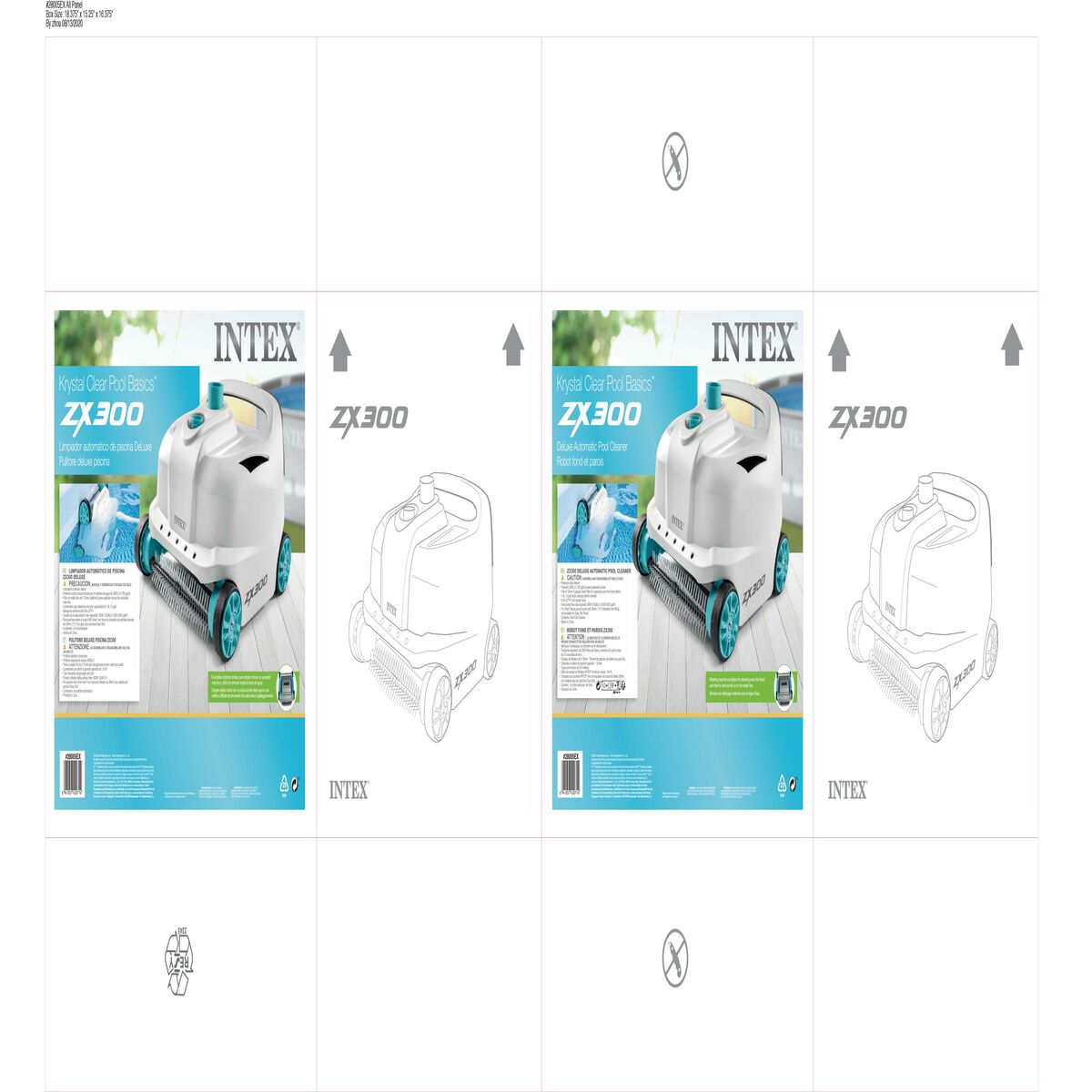 Automatic Pool Cleaners Intex 47,5 x 39,5 x 42 cm