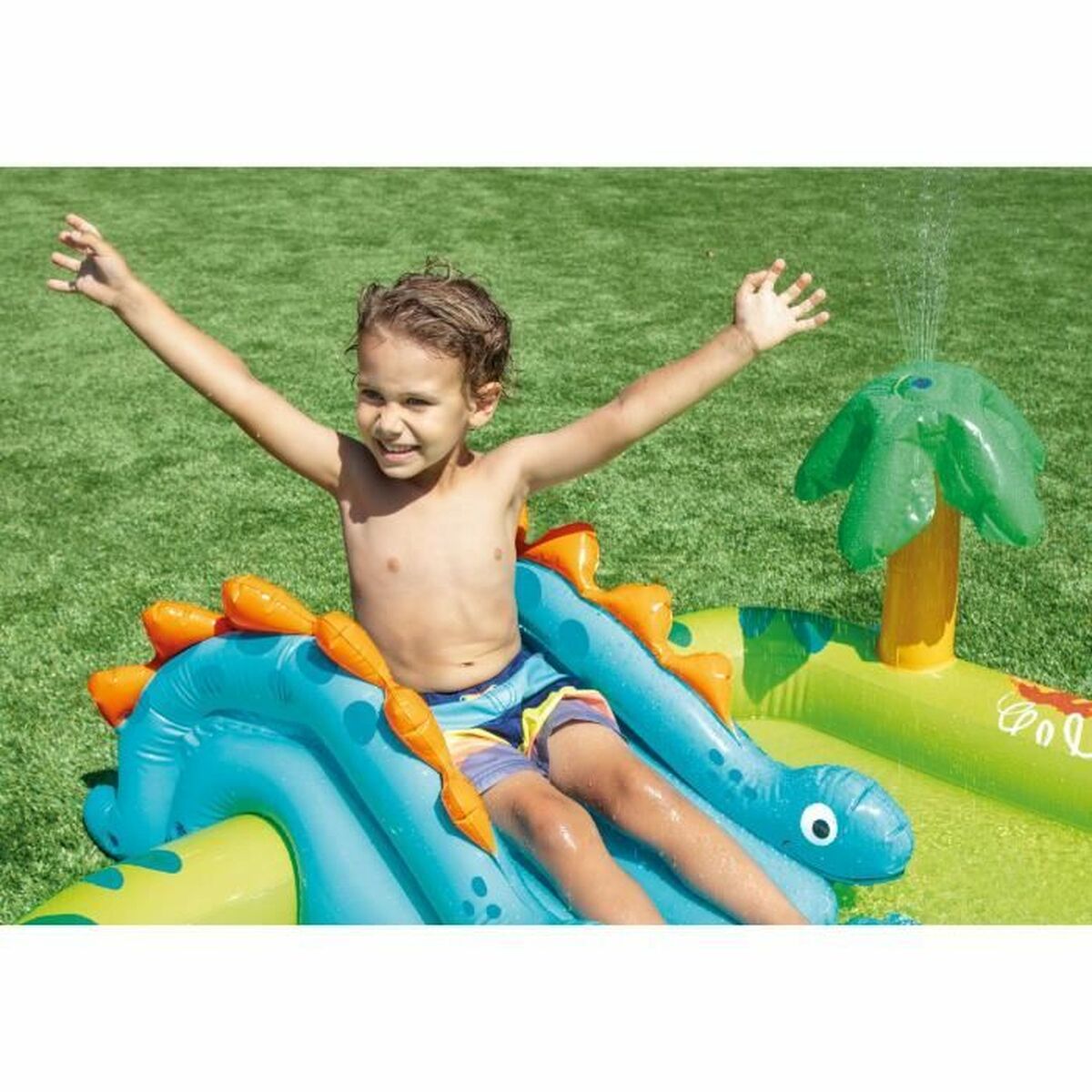 Inflatable Paddling Pool for Children Intex         Dinosaurs 143 L