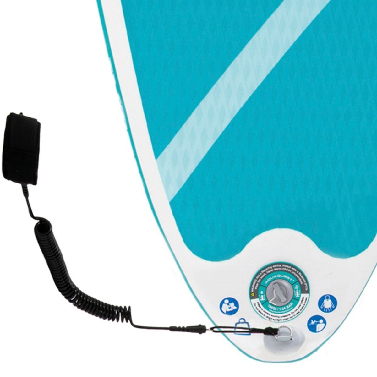 Inflatable Paddle Surf Board with Accessories Intex Aqua Quest 320 Sup