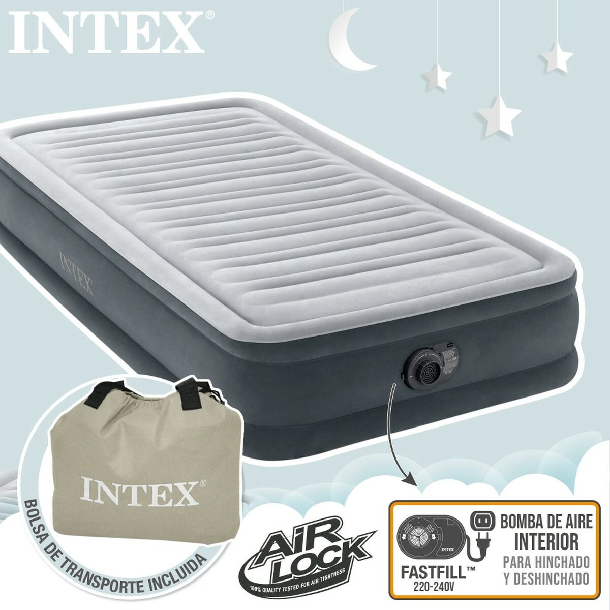 Inflatable Mattress Intex 99 x 33 x 191 cm