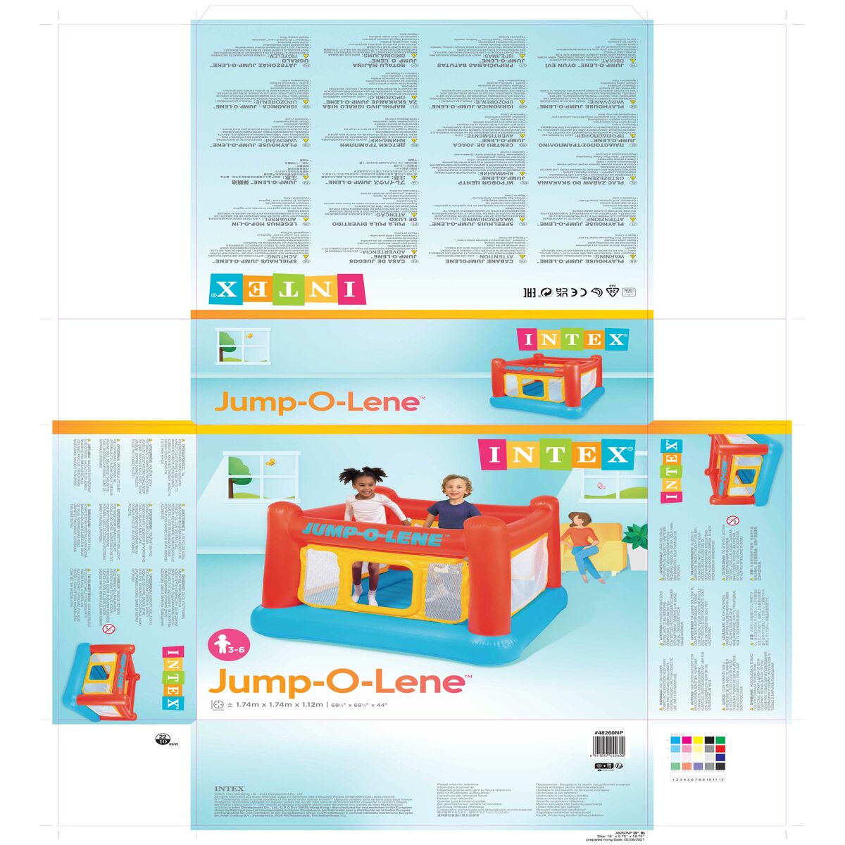 Inflatable Castle Intex Jump-O-Lene
