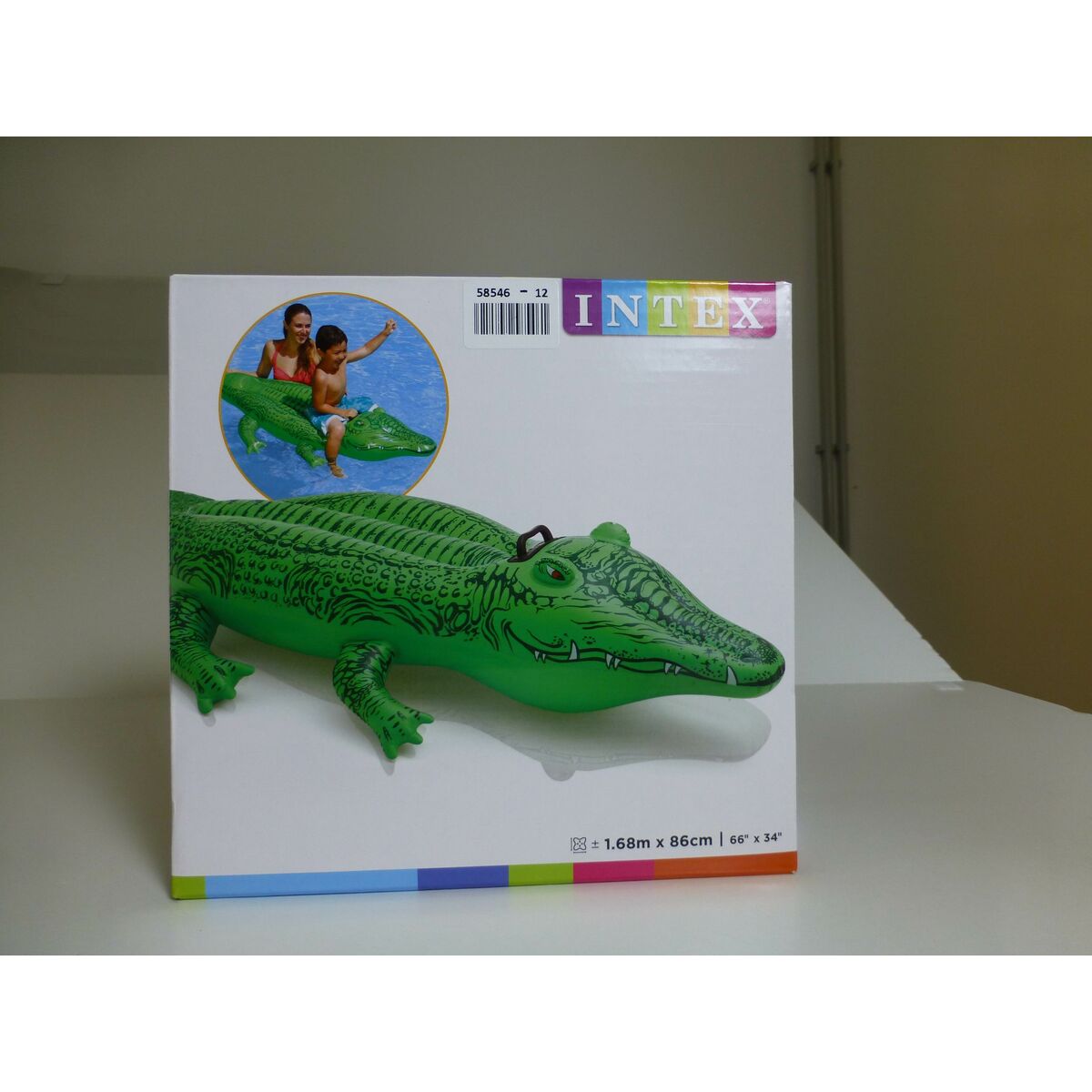 Inflatable pool figure Intex Crocodile (168 X 86 cm)