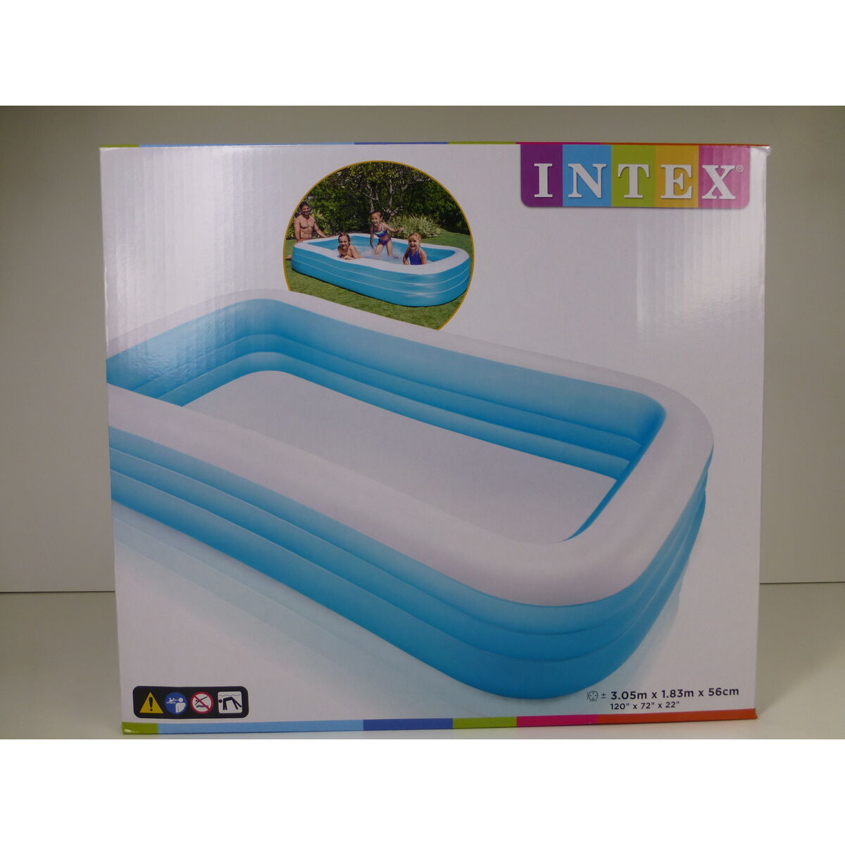 Inflatable pool Intex 58484 305 x 56 x 193 cm