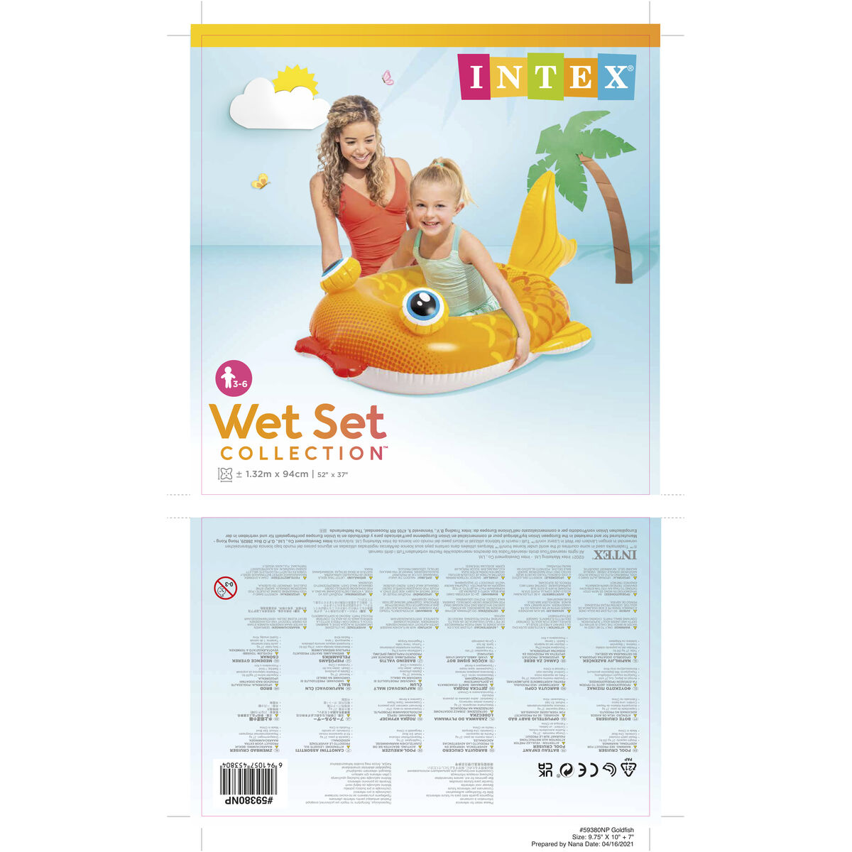 Inflatable pool figure Intex 59380 69 cm