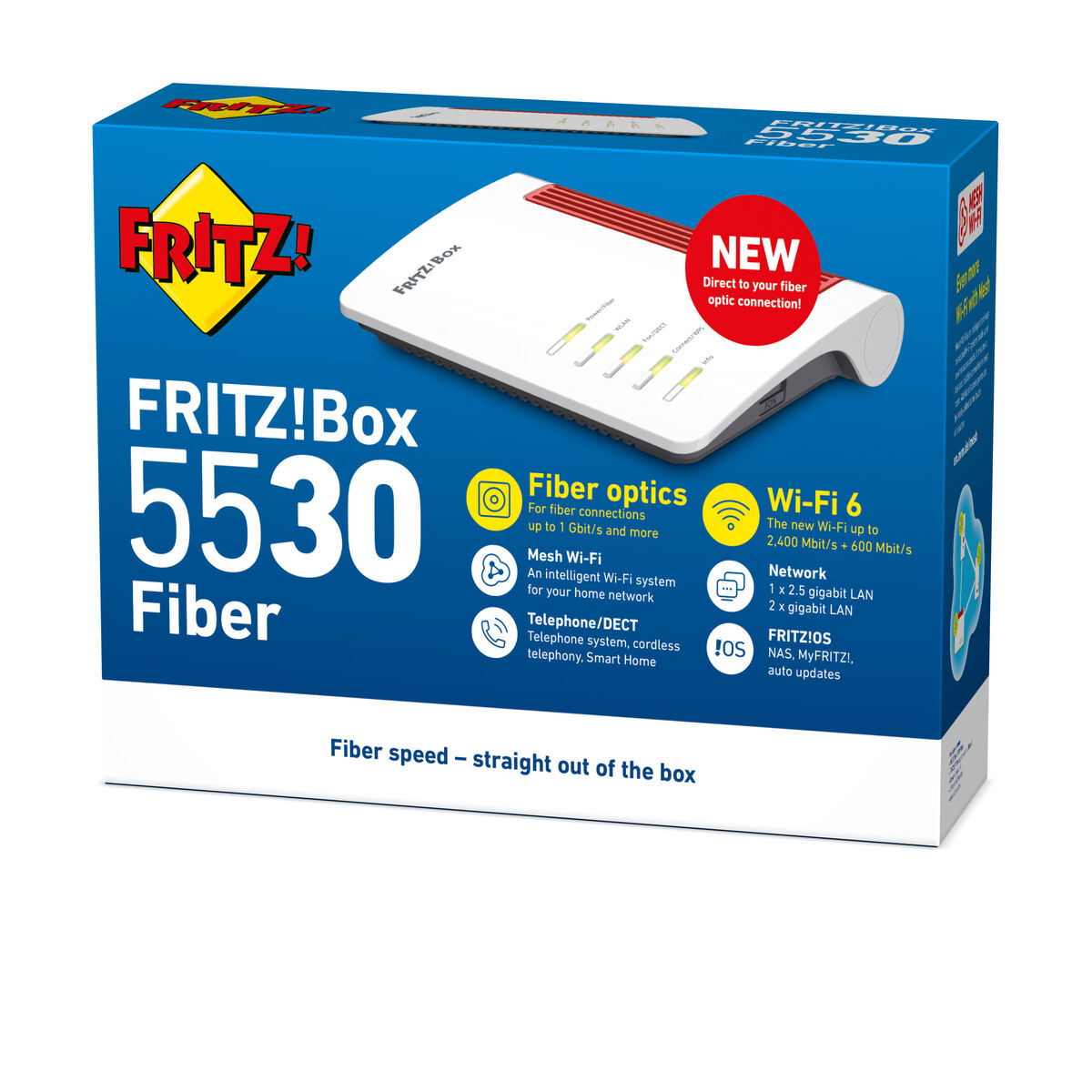 Router Fritz! FRITZBOX 5530 FIBER XGS-PONWRLS Router Fritz! FRITZBOX 5530 FIBER XGS-PONWRLS