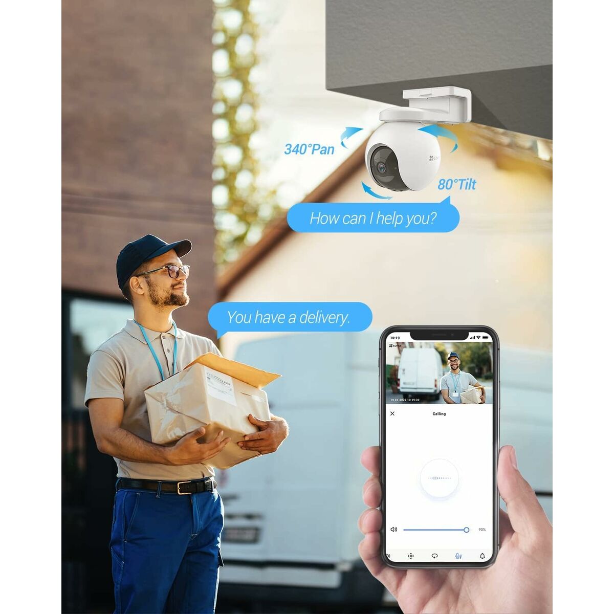 Surveillance Camcorder Ezviz CS-EB8 (3MP,4GA)