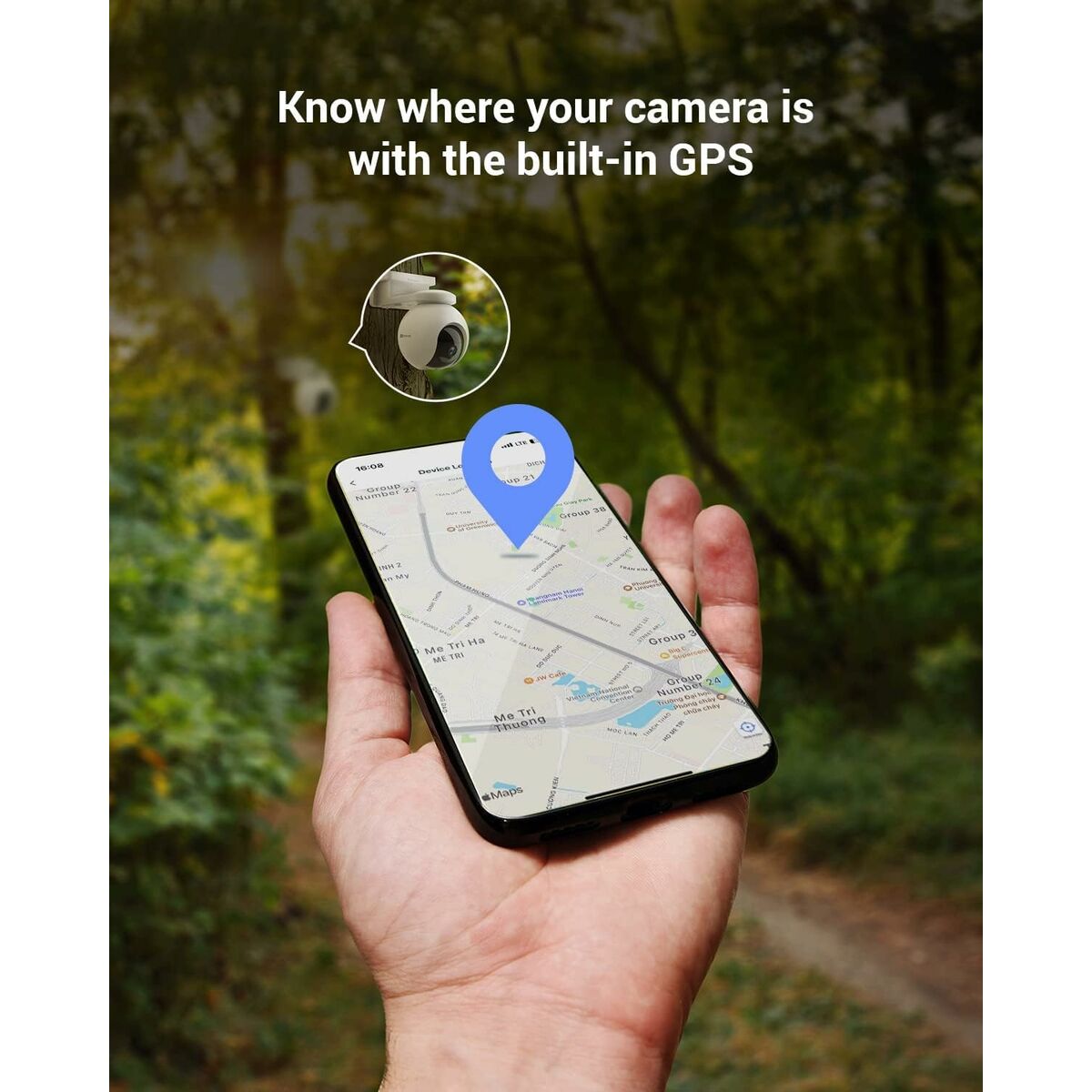 Surveillance Camcorder Ezviz CS-EB8 (3MP,4GA)