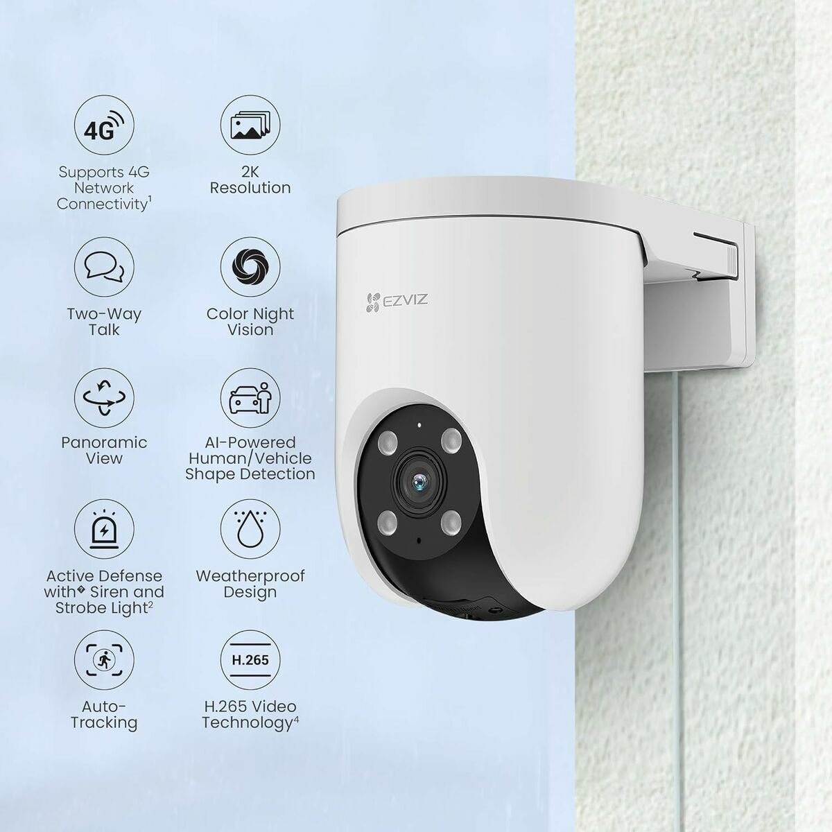 Surveillance Camcorder Ezviz CS-H8C-R200-1K3KFL4GA 4MM