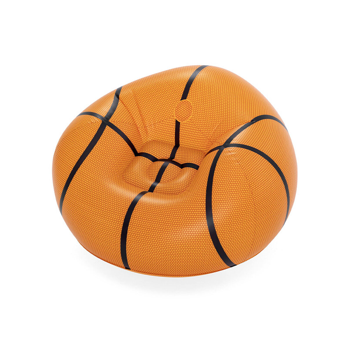 Inflatable Armchair Bestway Orange 114 x 112 x 66 cm 112 x 114 x 66 cm Basketball