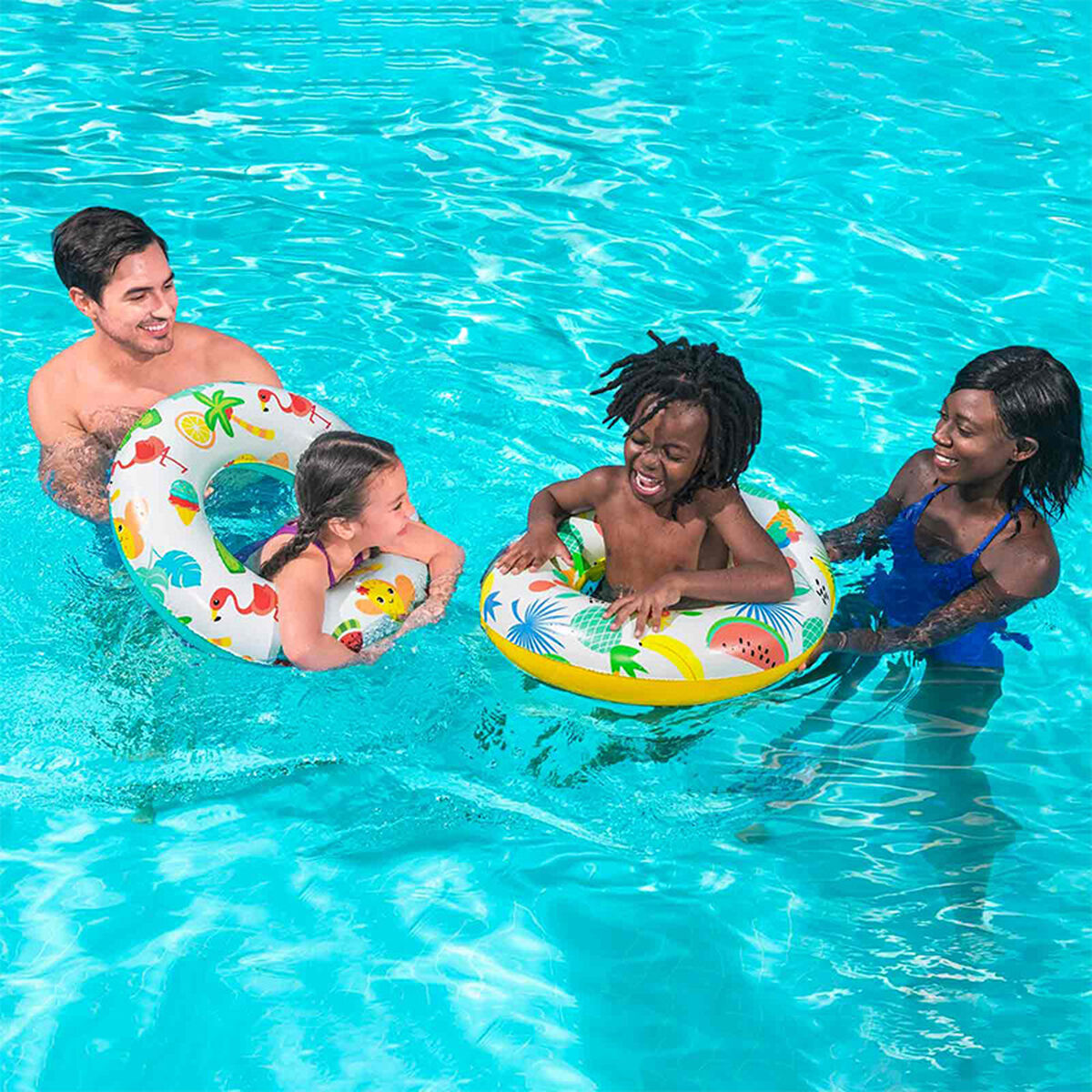 Inflatable Float Bestway Multicolour 53 x 53 x 12 cm